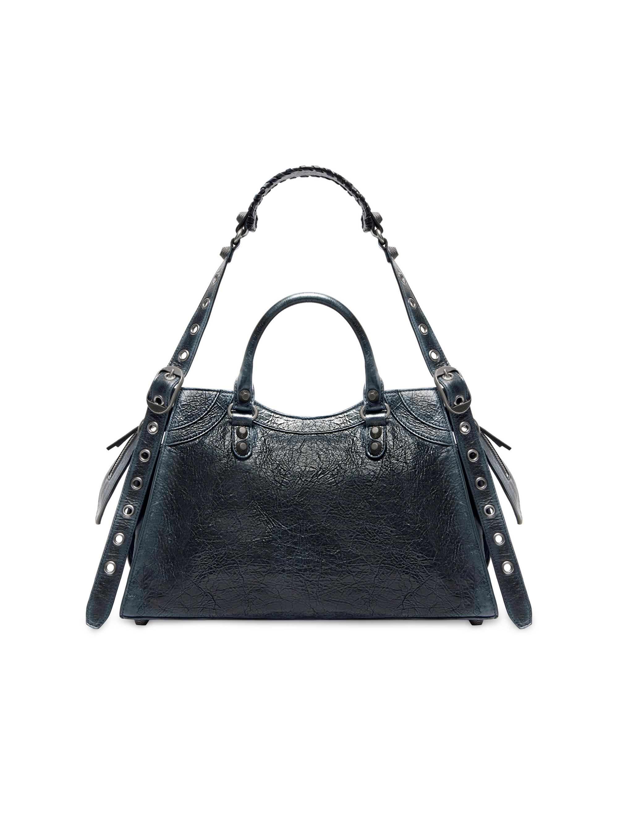 Balenciaga Neo Cagole City Handbag Dirty Effect | Saks Fifth Avenue