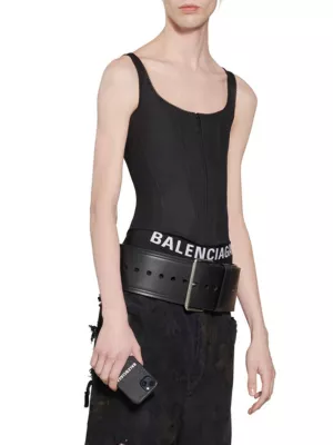 Balenciaga Sleeveless Top in Black
