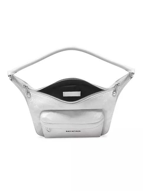Balenciaga Shoulder Bag in White Leather