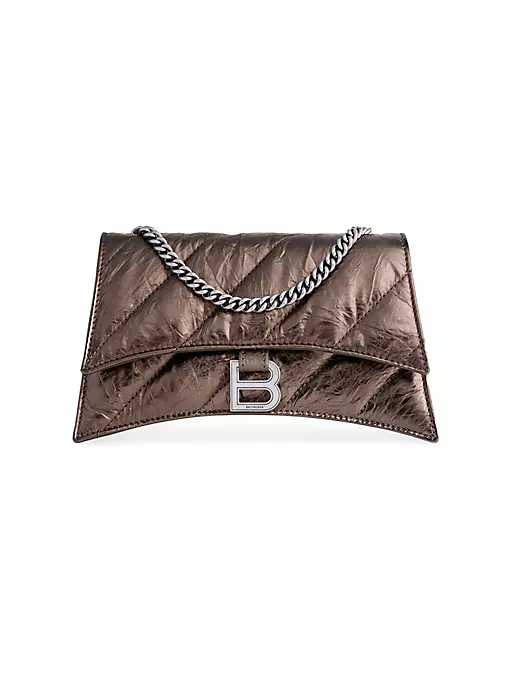 Balenciaga - Crush XS Chain Bag Metallized Quilted