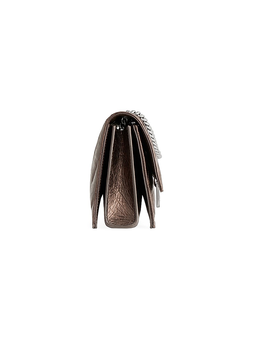 Shop Balenciaga Crush XS Chain Bag Metallized Quilted | Saks Shop Balenciaga Crush XS Chain Bag Metallized Quilted | Saks