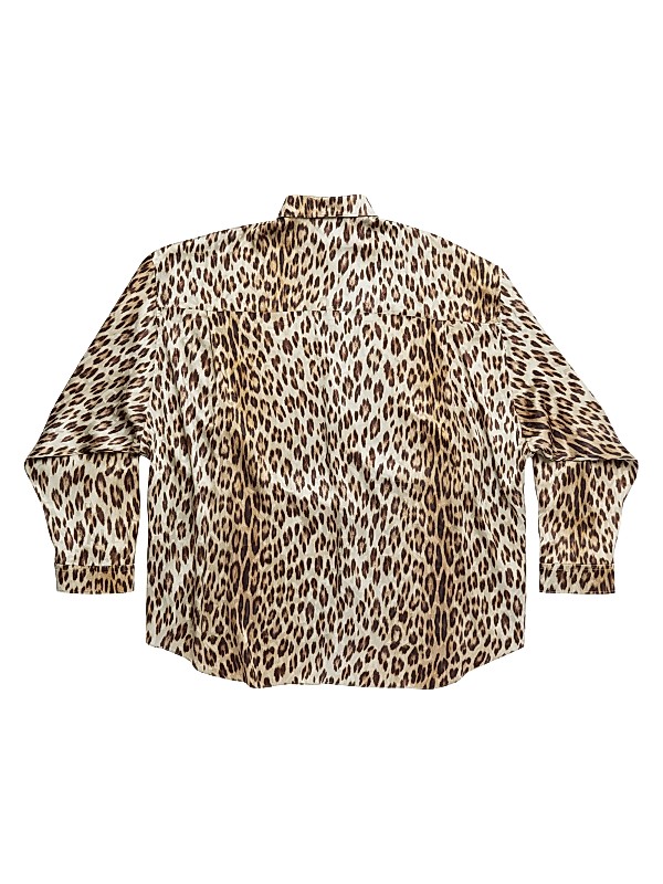 Shop Balenciaga Leopard Shirt Oversized | Saks Fifth Avenue Shop Balenciaga Leopard Shirt Oversized | Saks Fifth Avenue