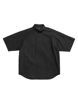 Balenciaga button-up denim shirt - Black