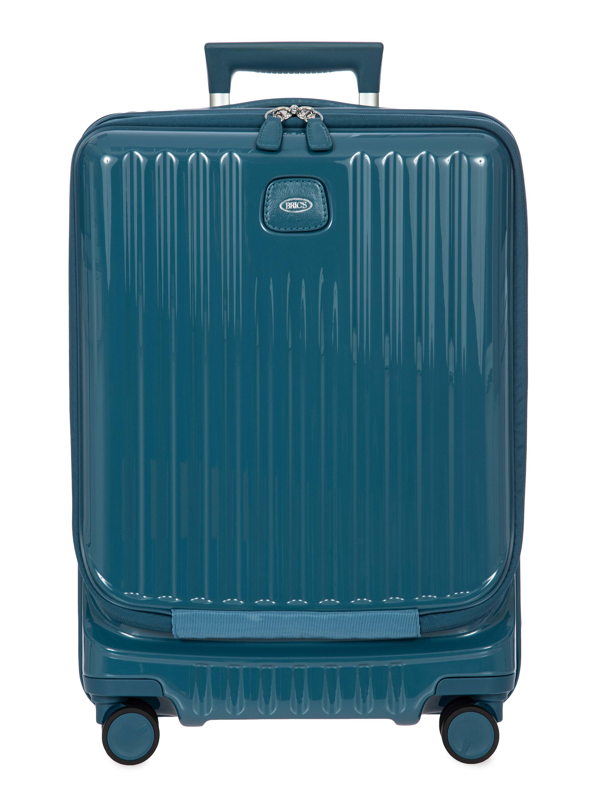 Bric's Men's Positano 21" Pocket Spinner Suitcase - Sea Green