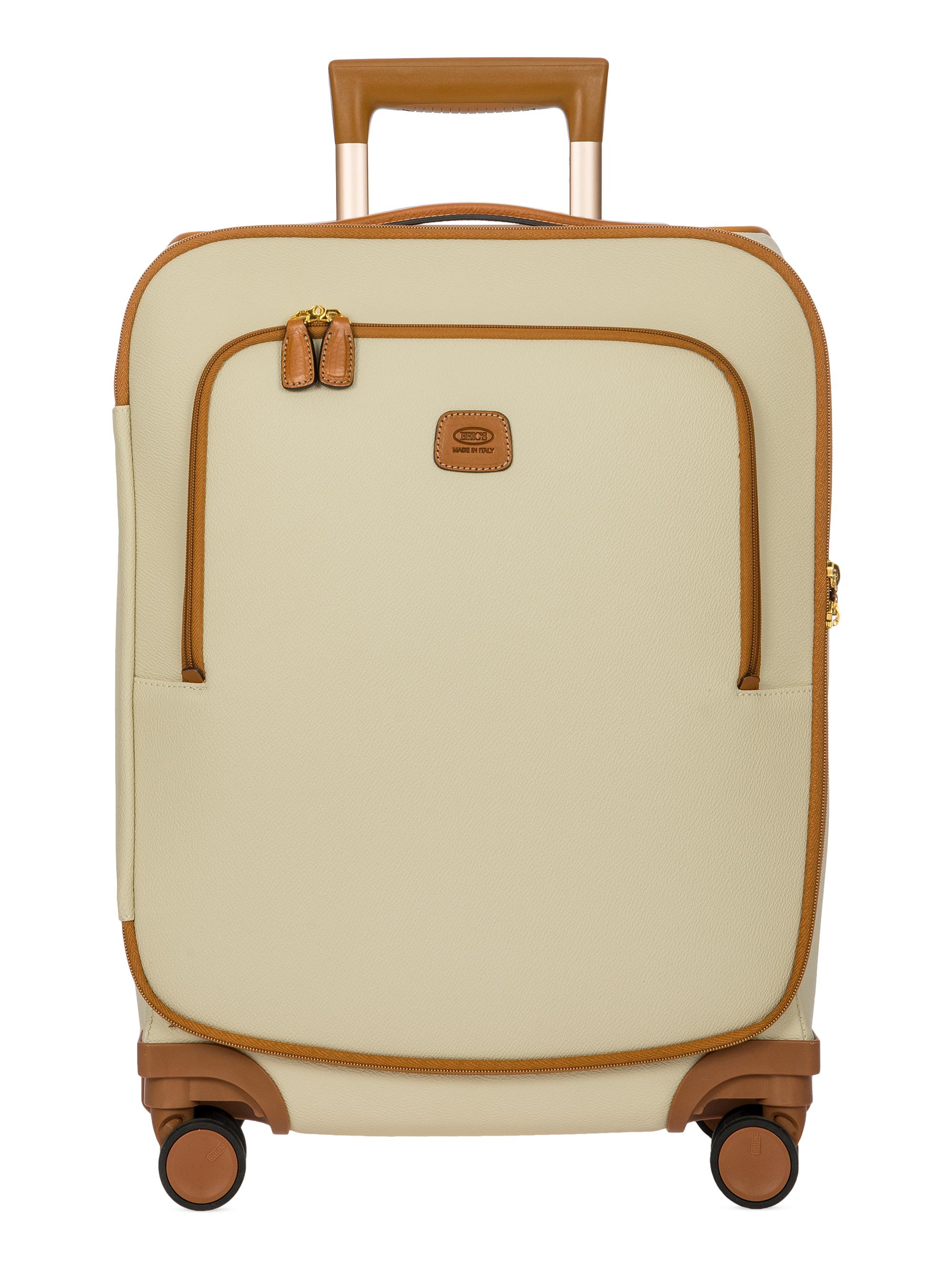 Bric's Men's Firenze 21" Compound Spin Suitcase - Cream