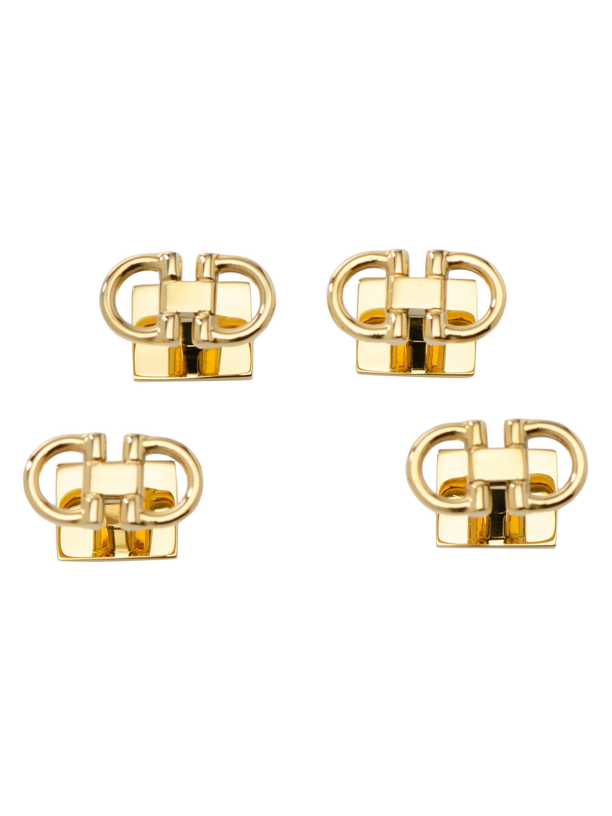 Cufflinks, Inc. Men's 2-Pair Horse Bit Tuxedo Stud Sets - Gold