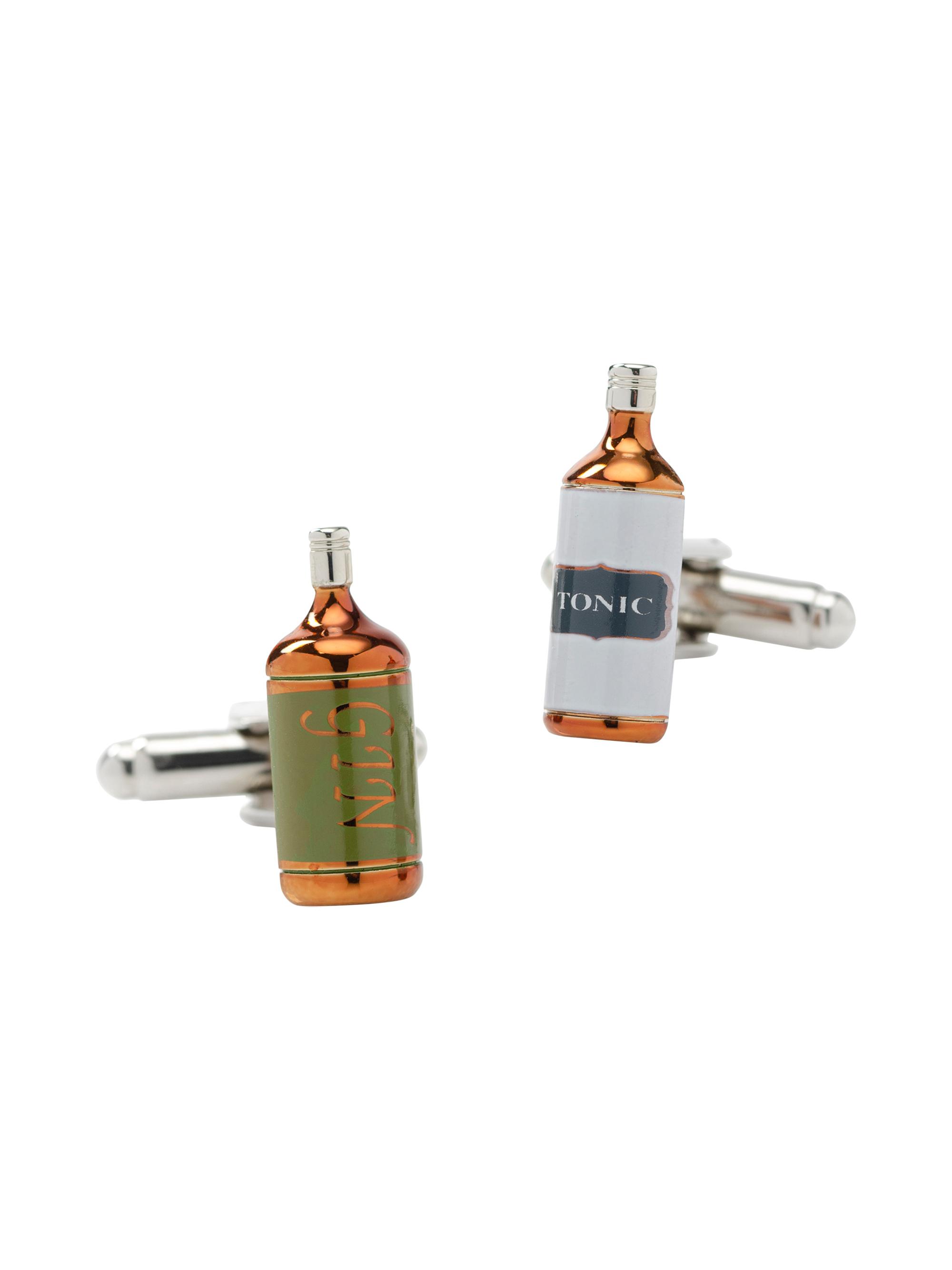 Cufflinks, Inc. Men's Gin Tonic Bottle Cufflinks