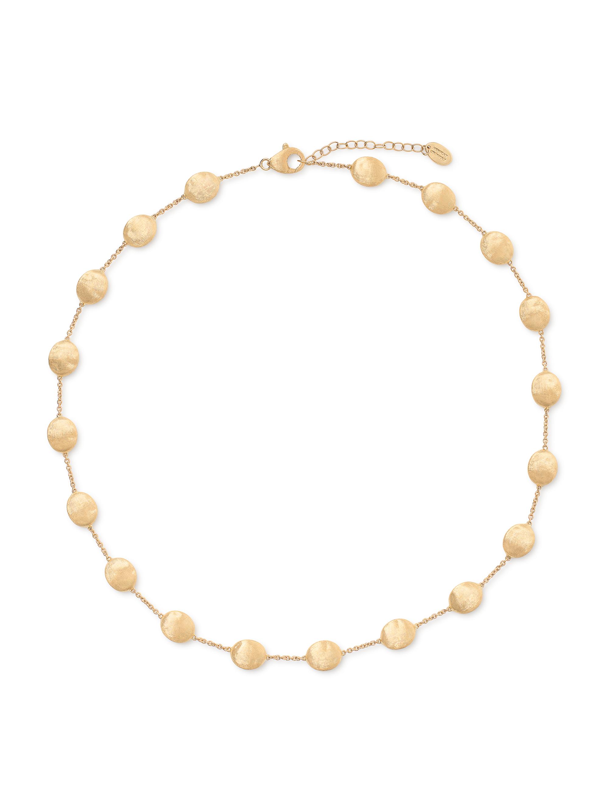 Marco Bicego Women's Siviglia 18K Yellow Gold  Bead Station Necklace/17.5" - Yellow Gold