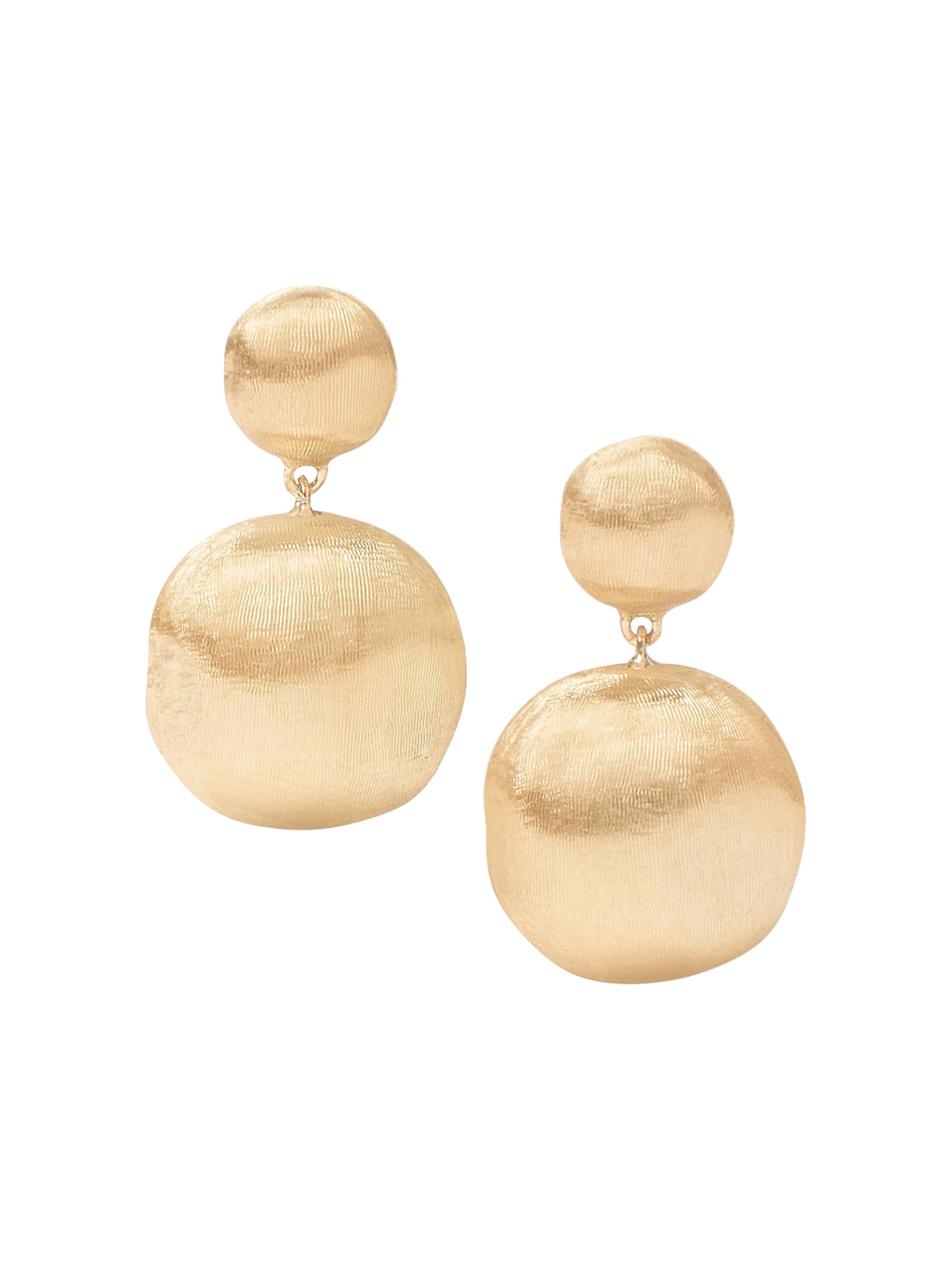 Marco Bicego Women's Africa 18K Yellow Gold  Ball Drop Earrings - Yellow Gold