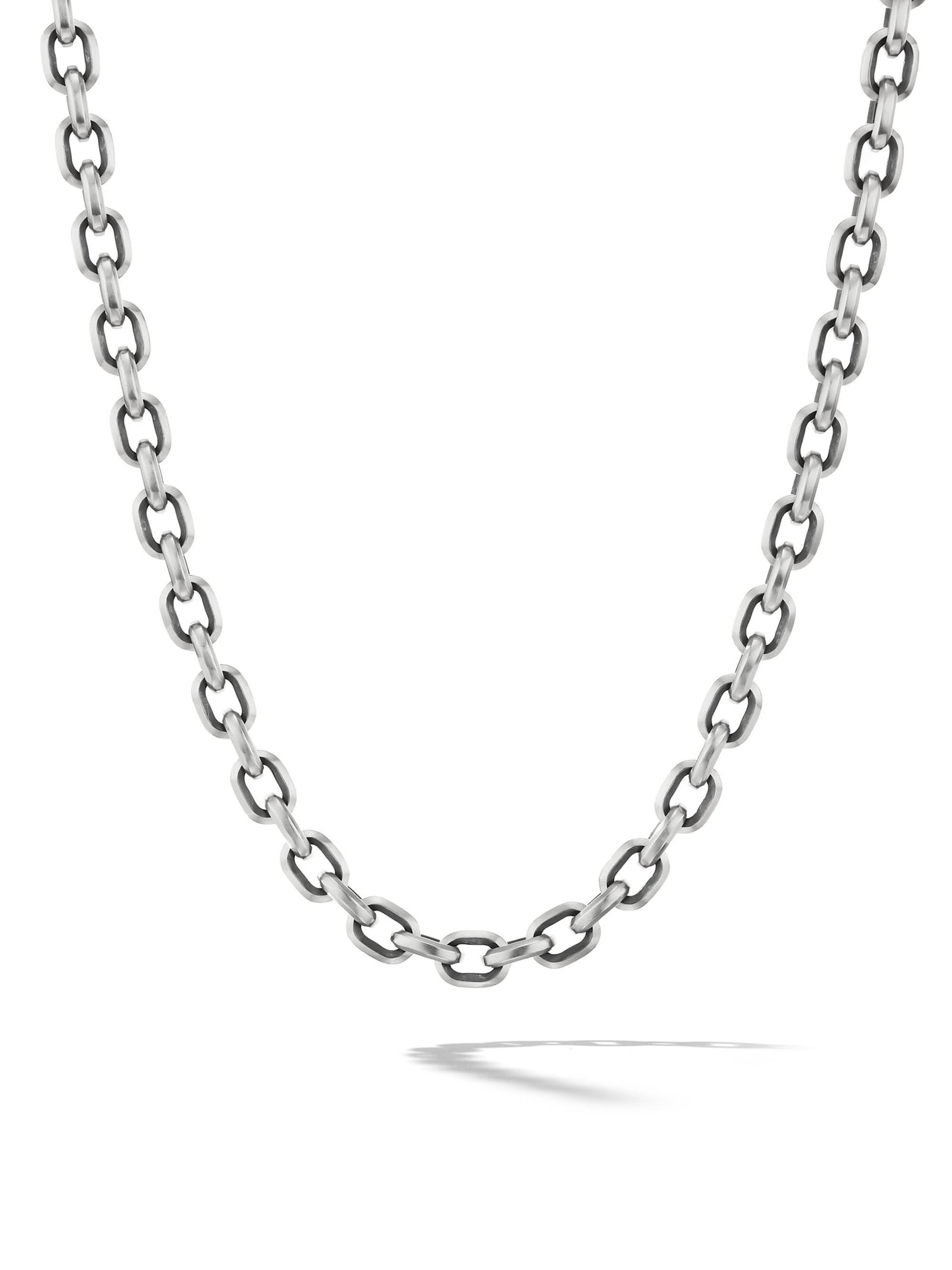 David Yurman Men's Streamline Link Necklace in Sterling Silver, 6.5mm - Silver
