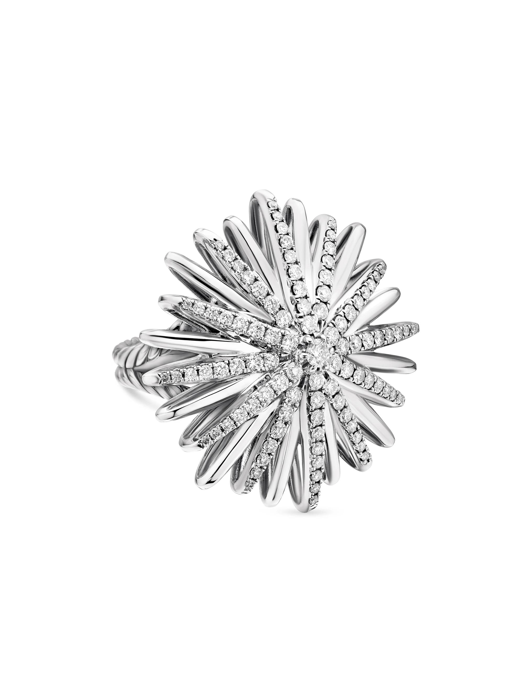 David Yurman Women's Starburst Ring in Sterling Silver - Silver