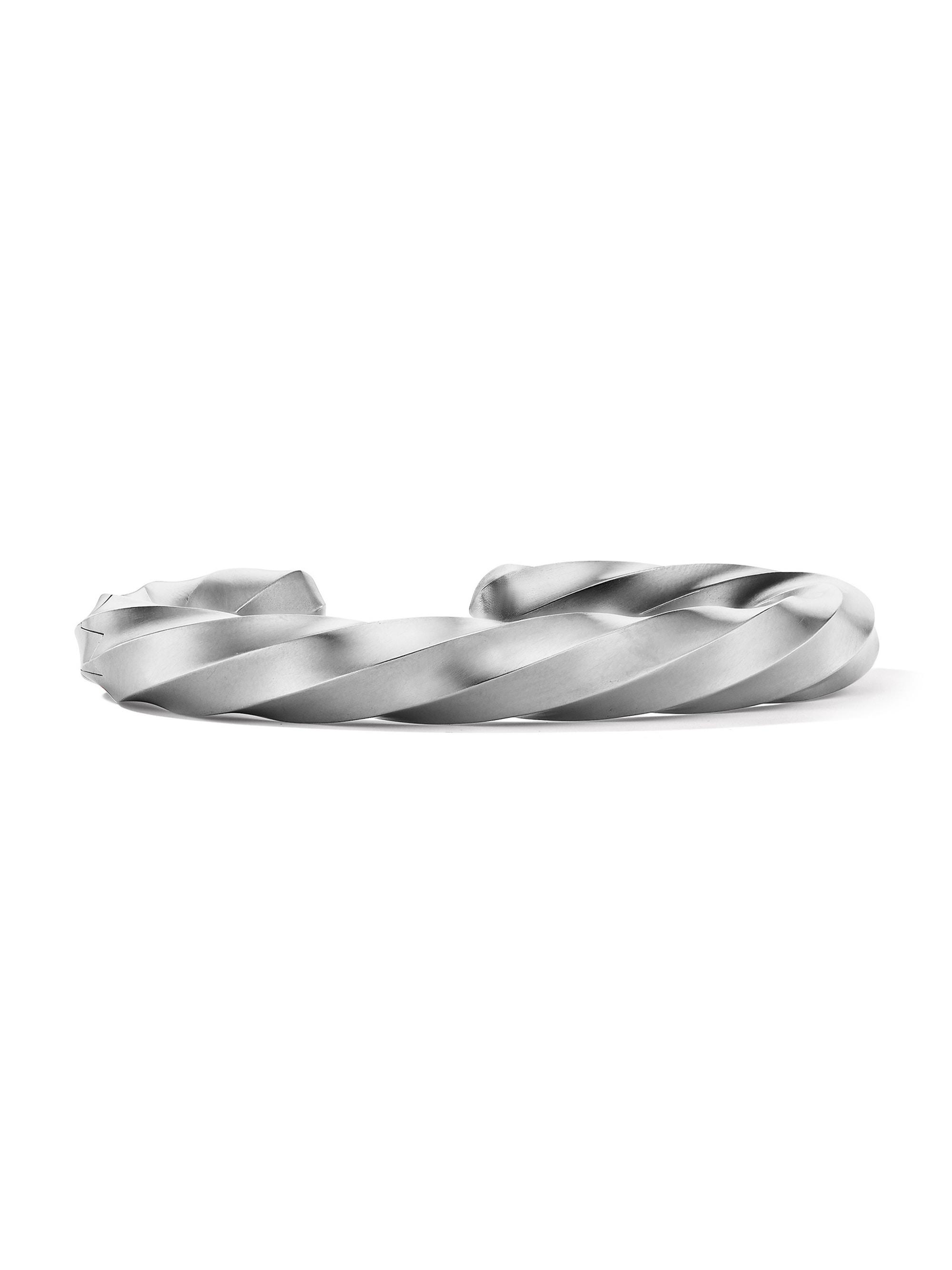 David Yurman Women's Cable Edge Cuff In Sterling Silver/9MM