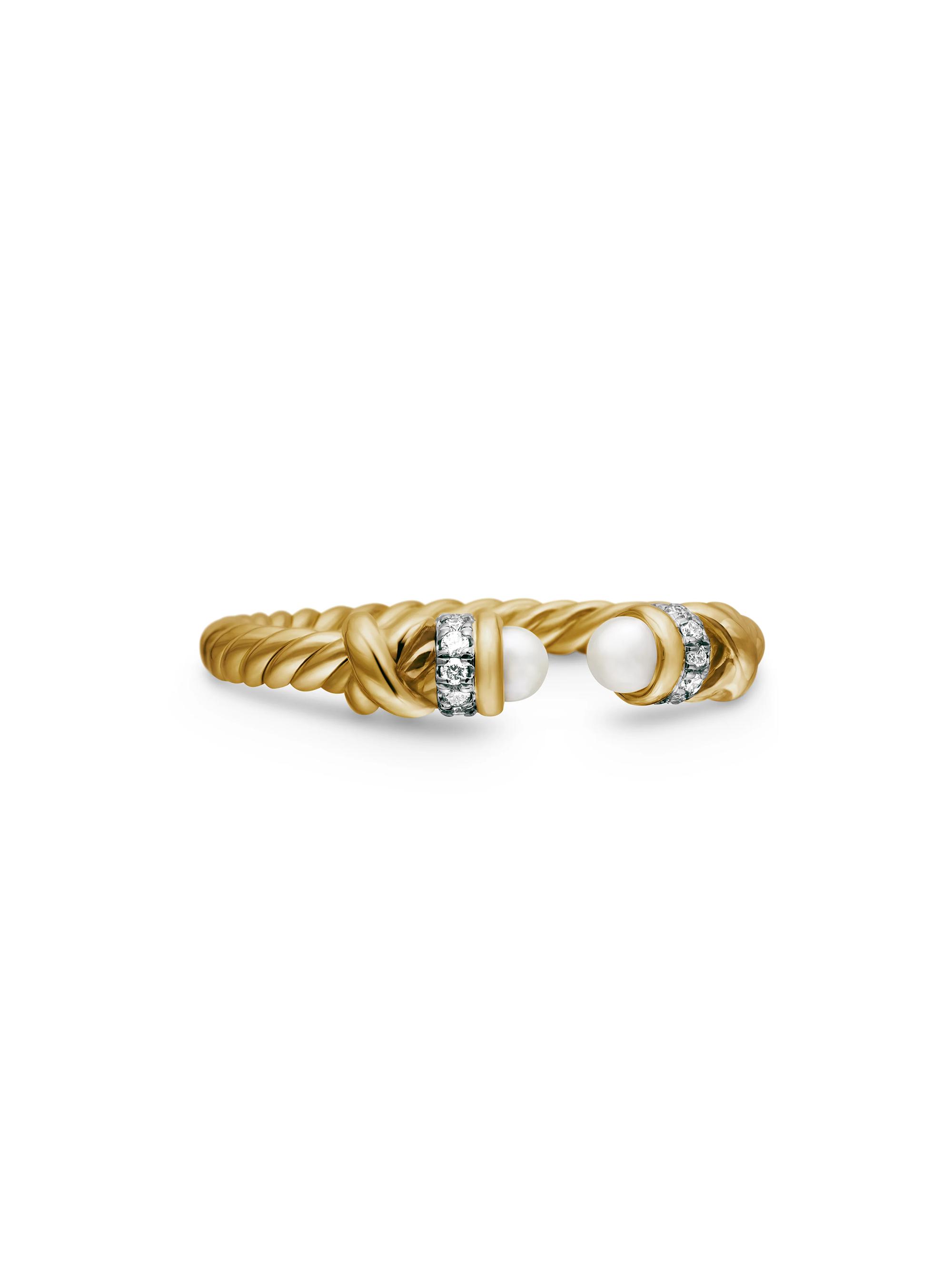 David Yurman Women's Petite Helena Ring in 1K Yellow Gold - Gold