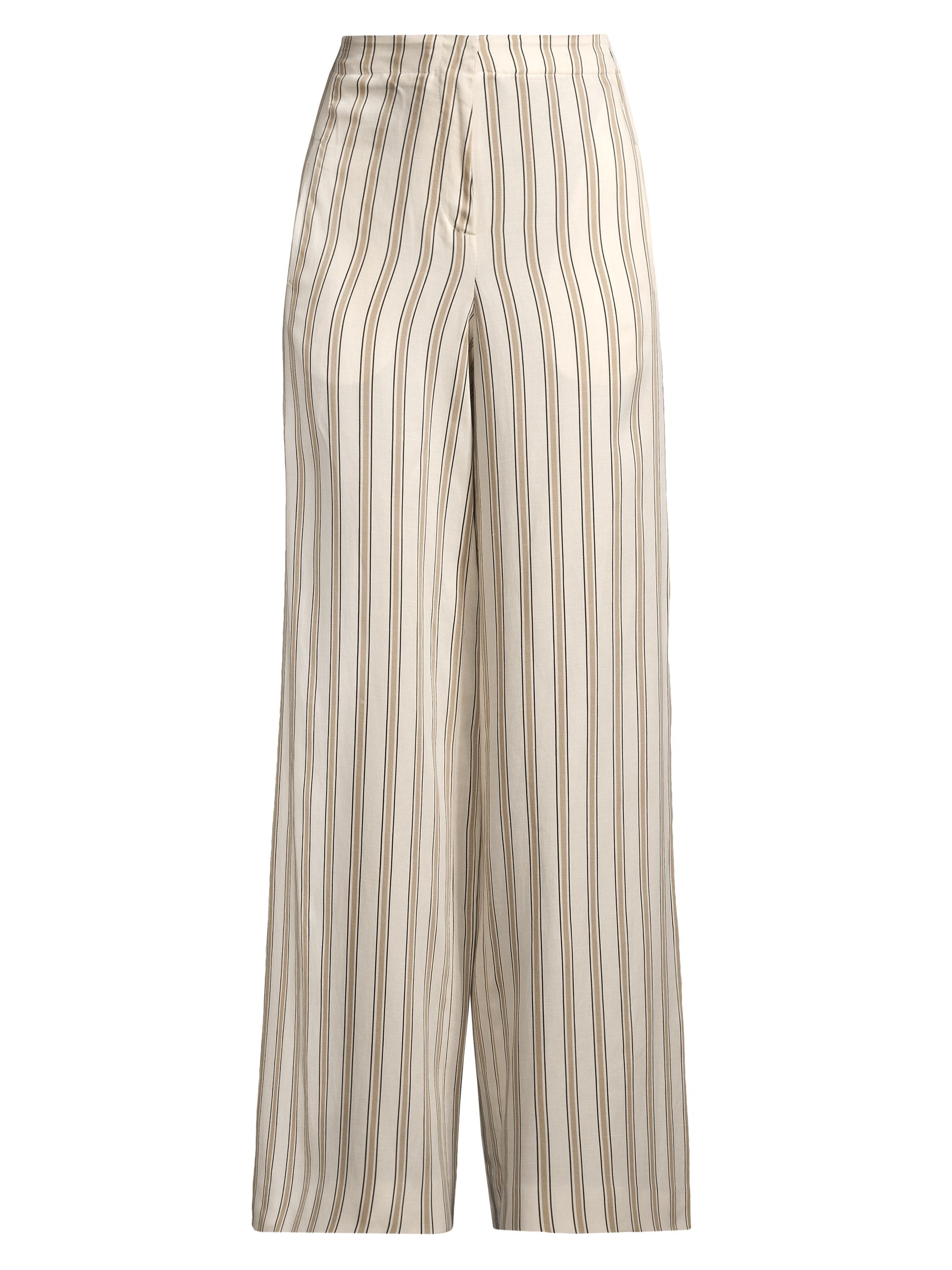 Anne Fontaine Women's Pastis Striped Wide-Leg Pants - Almond Milk