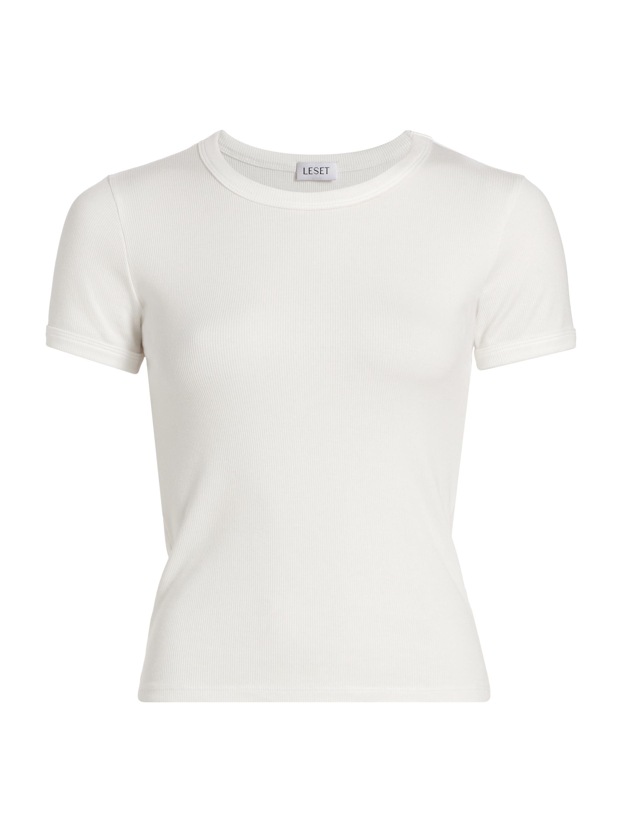 Leset Women's Kelly Slim-Fit T-Shirt - White