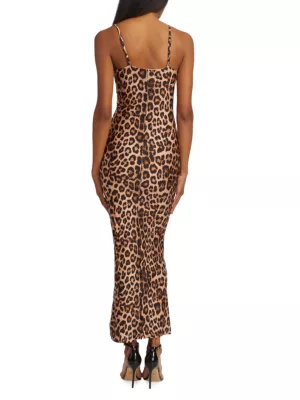 Leopard Print Cocktail Dress