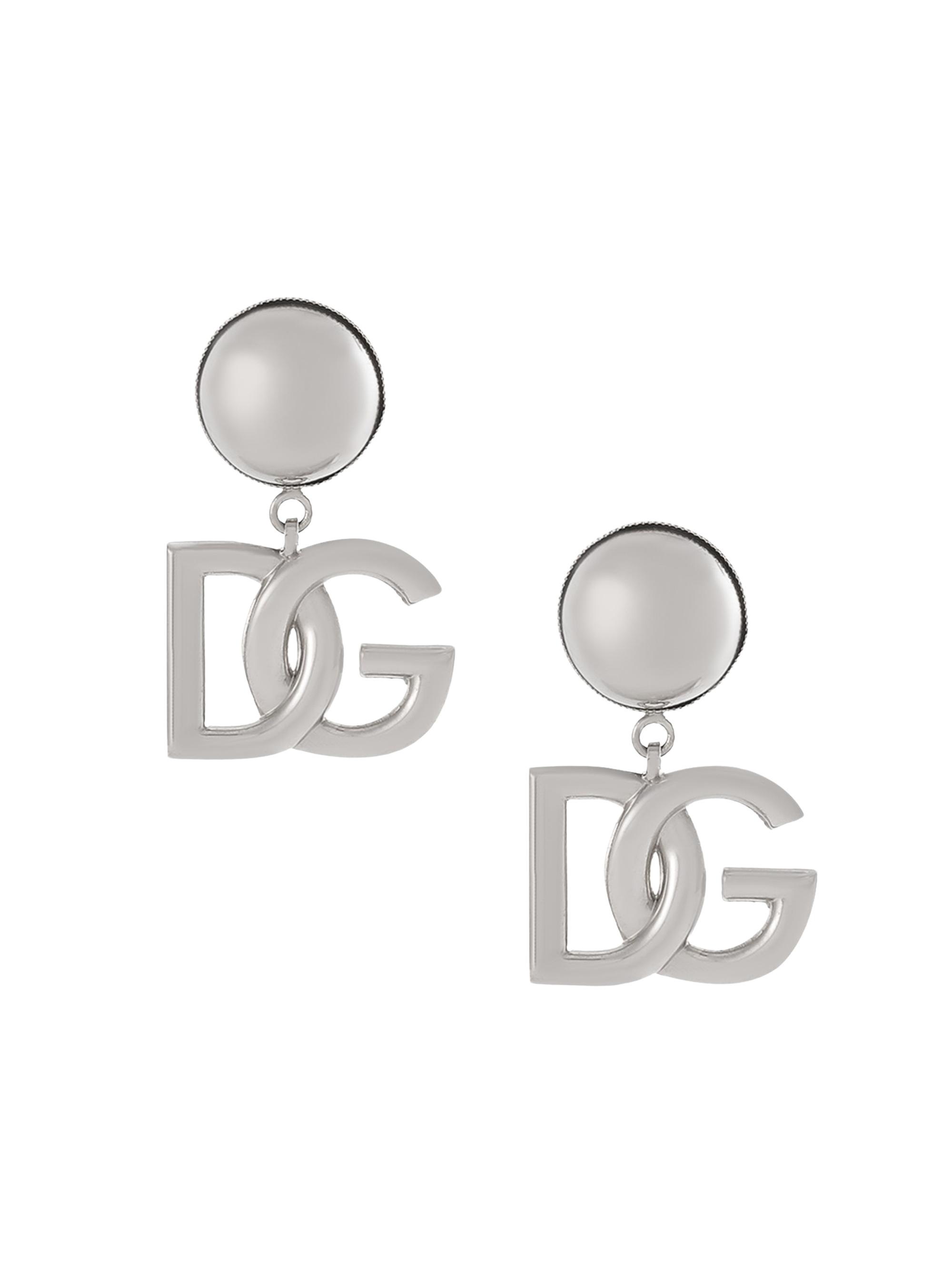 Dolce & Gabbana Women's DG Essentials Goldtone Drop Earrings - Silver