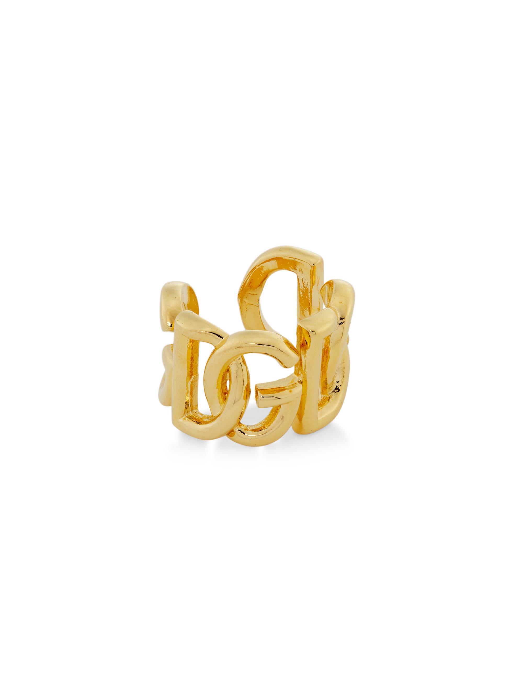 Dolce & Gabbana Women's Goldtone Monogram Ear Cuff - Gold