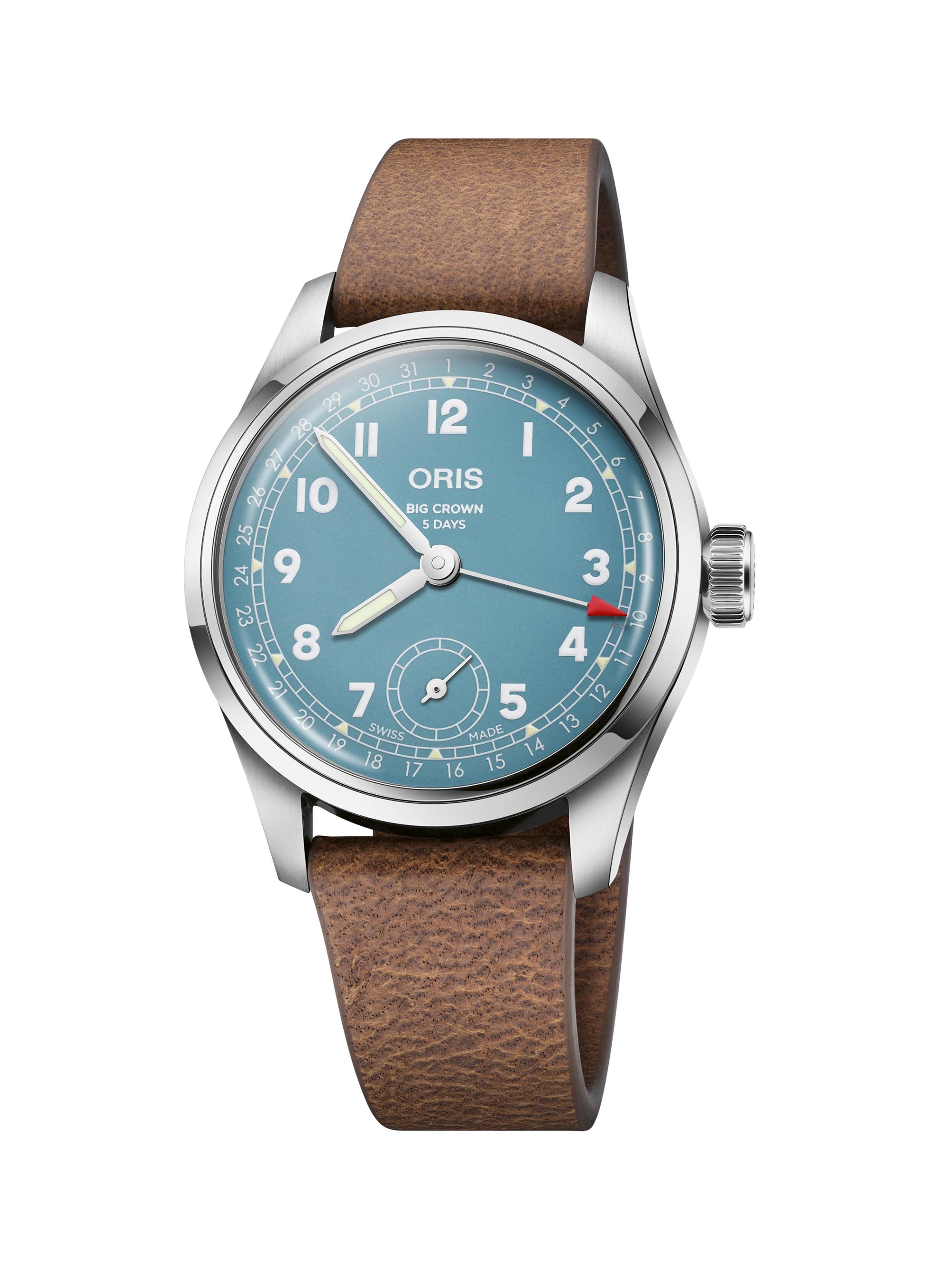 Oris Men's Big Crown Calibre 473 Stainless Steel & Leather Strap Watch - Steel