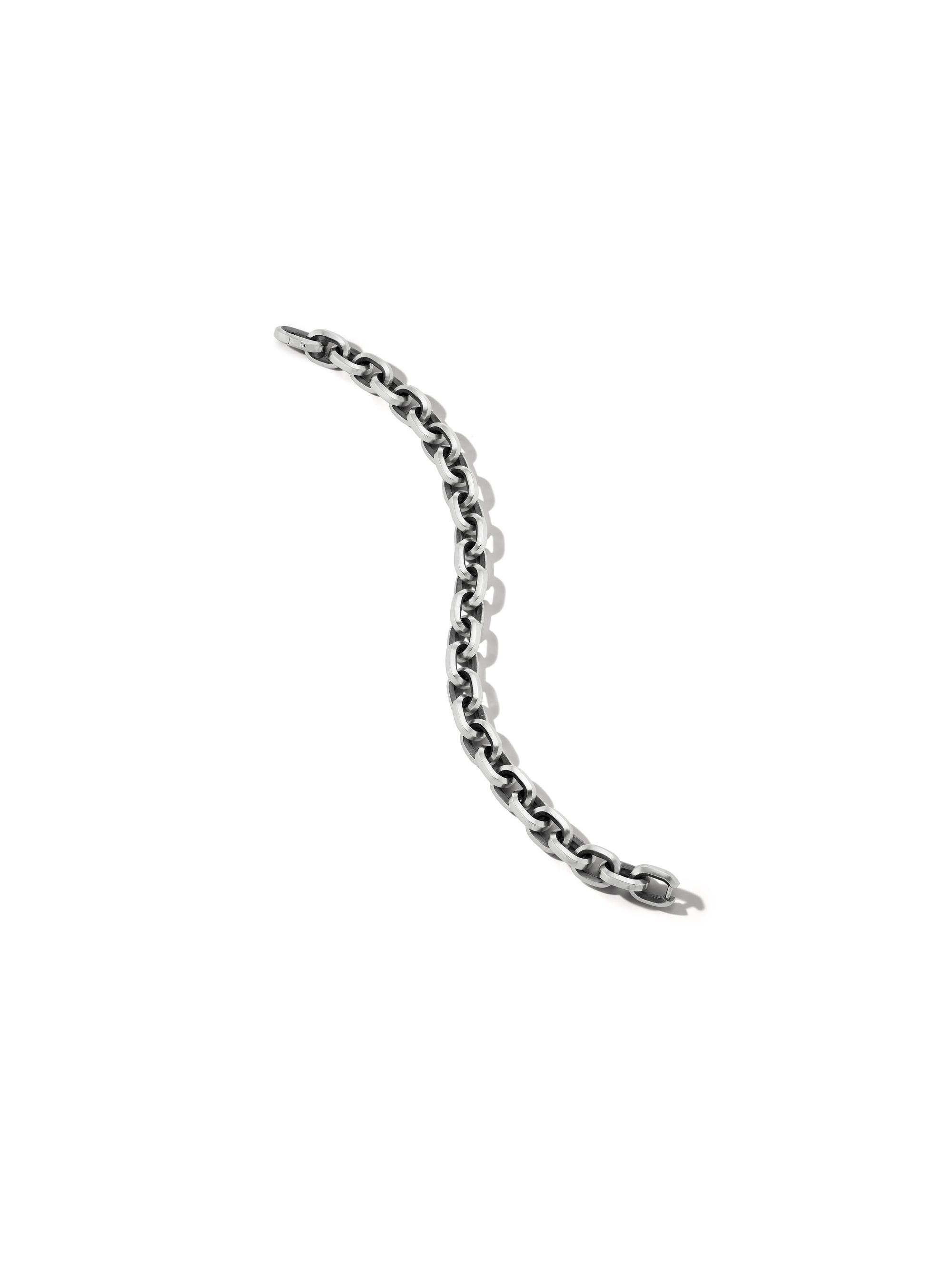 David Yurman Men's Deco Link Bracelet 9.5mm - Silver