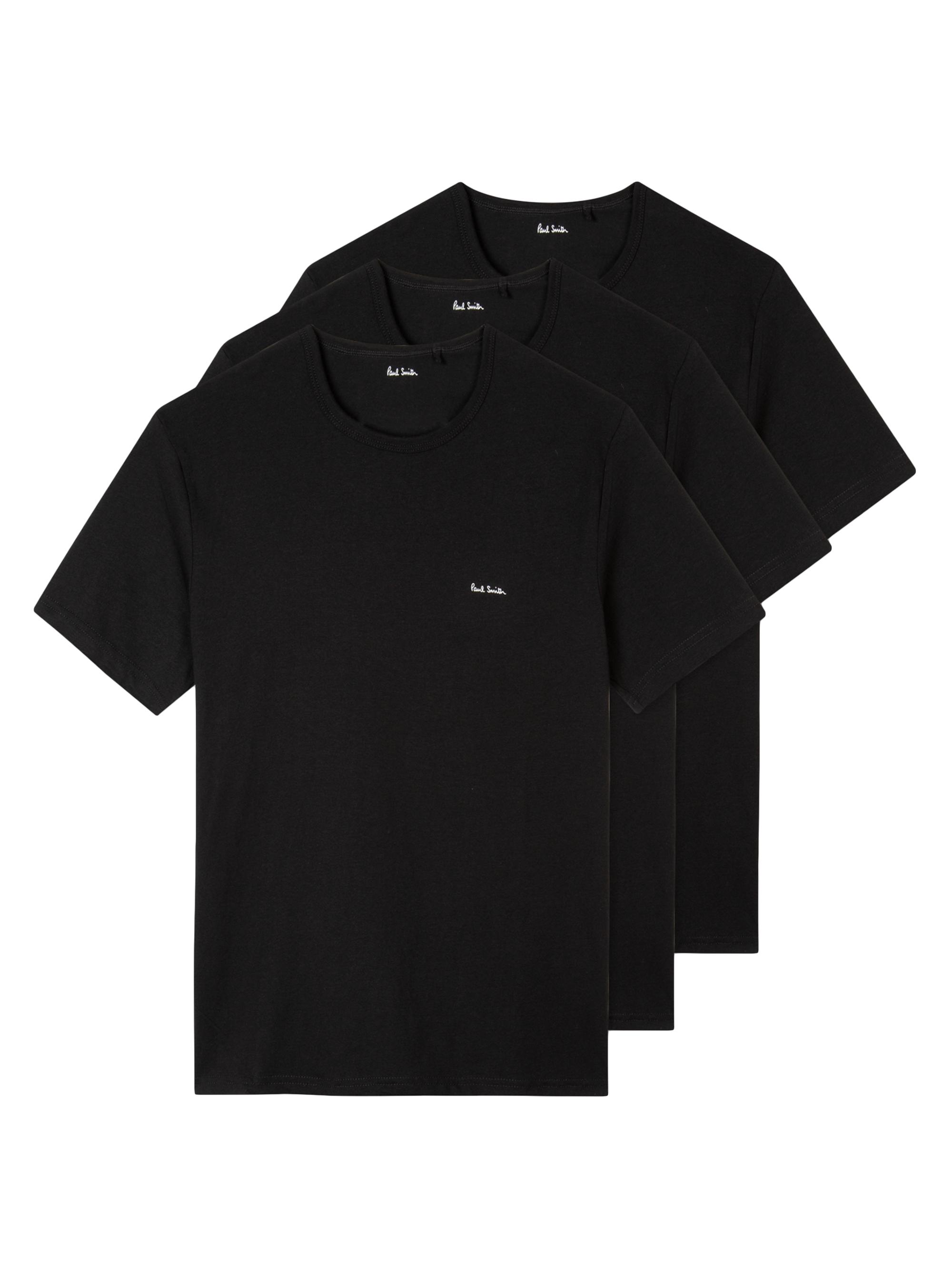 Paul Smith Men's Crewneck T-Shirt 3-Pack - Black
