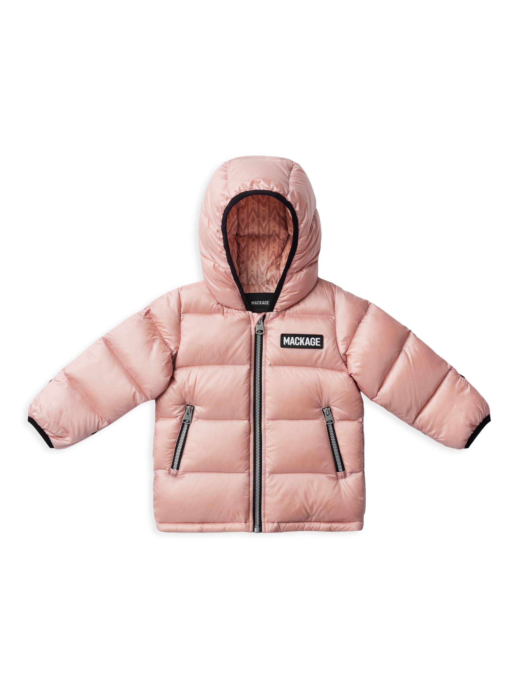 Mackage Baby Girl's Noko Hooded Down Jacket - Rose 18 Months