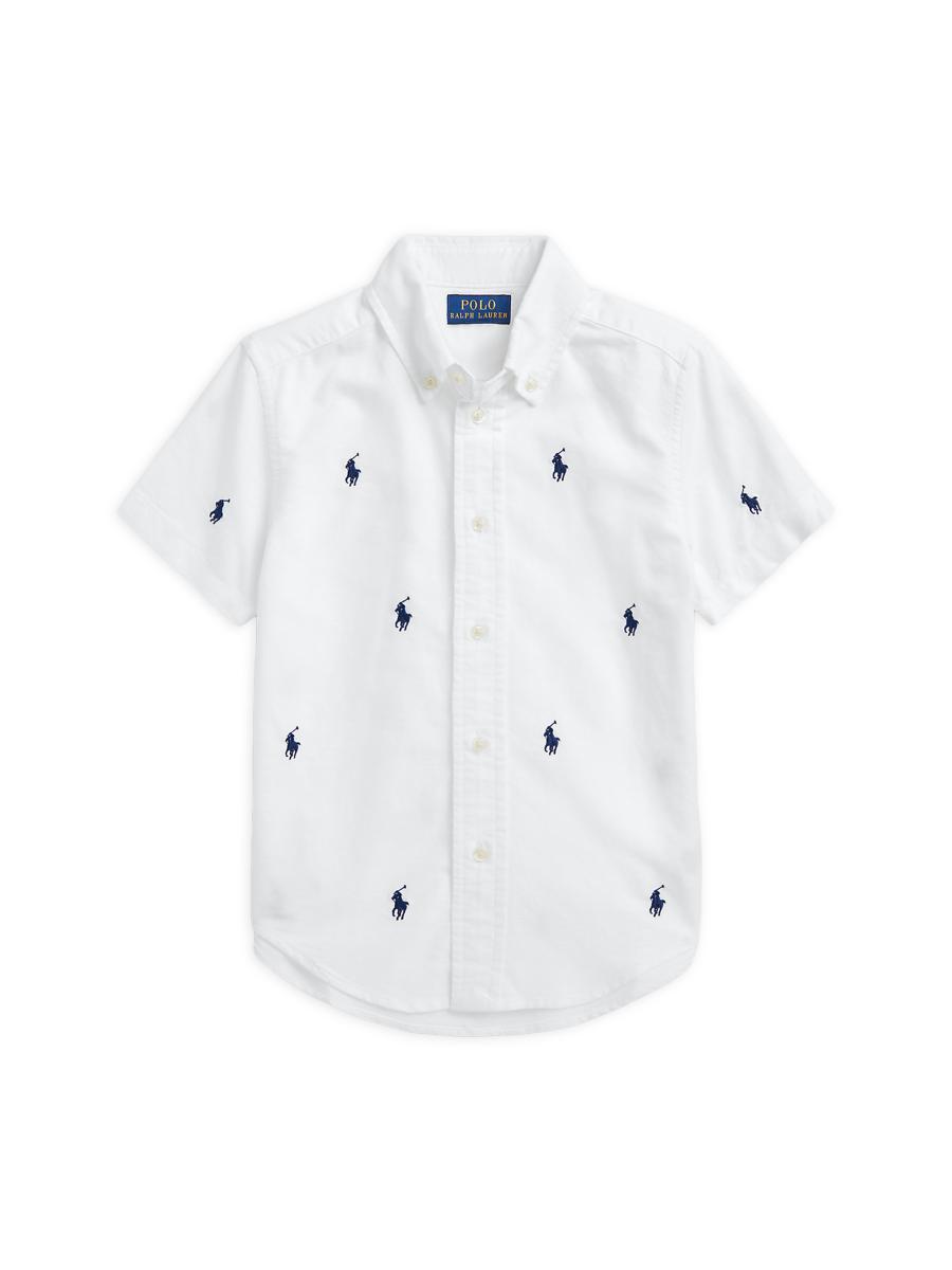 Polo Ralph Lauren Little Boy's Boy's Logo Embroidered Oxford