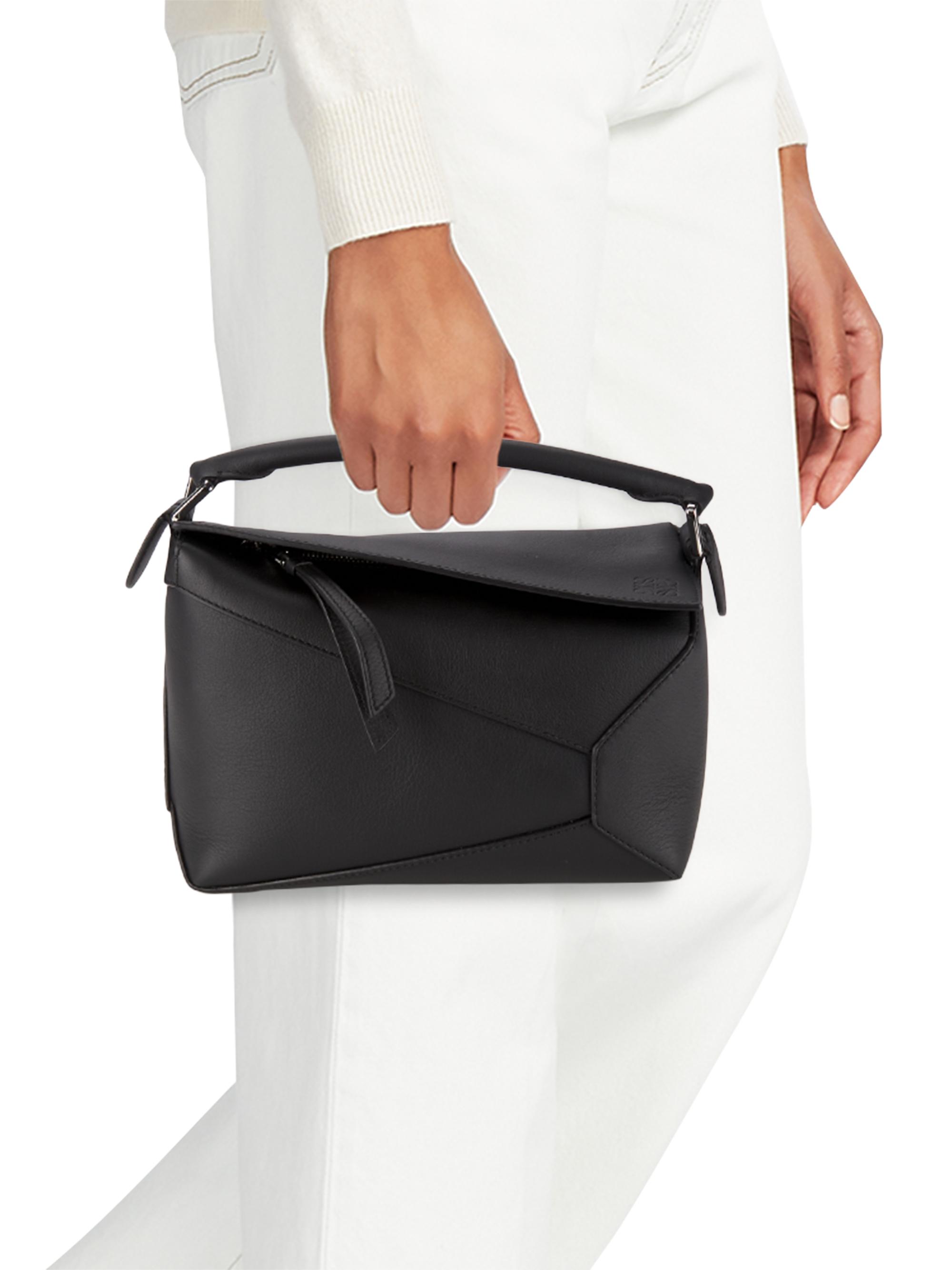 LOEWE Puzzle Edge Small Leather Crossbody Bag | Saks Fifth Avenue