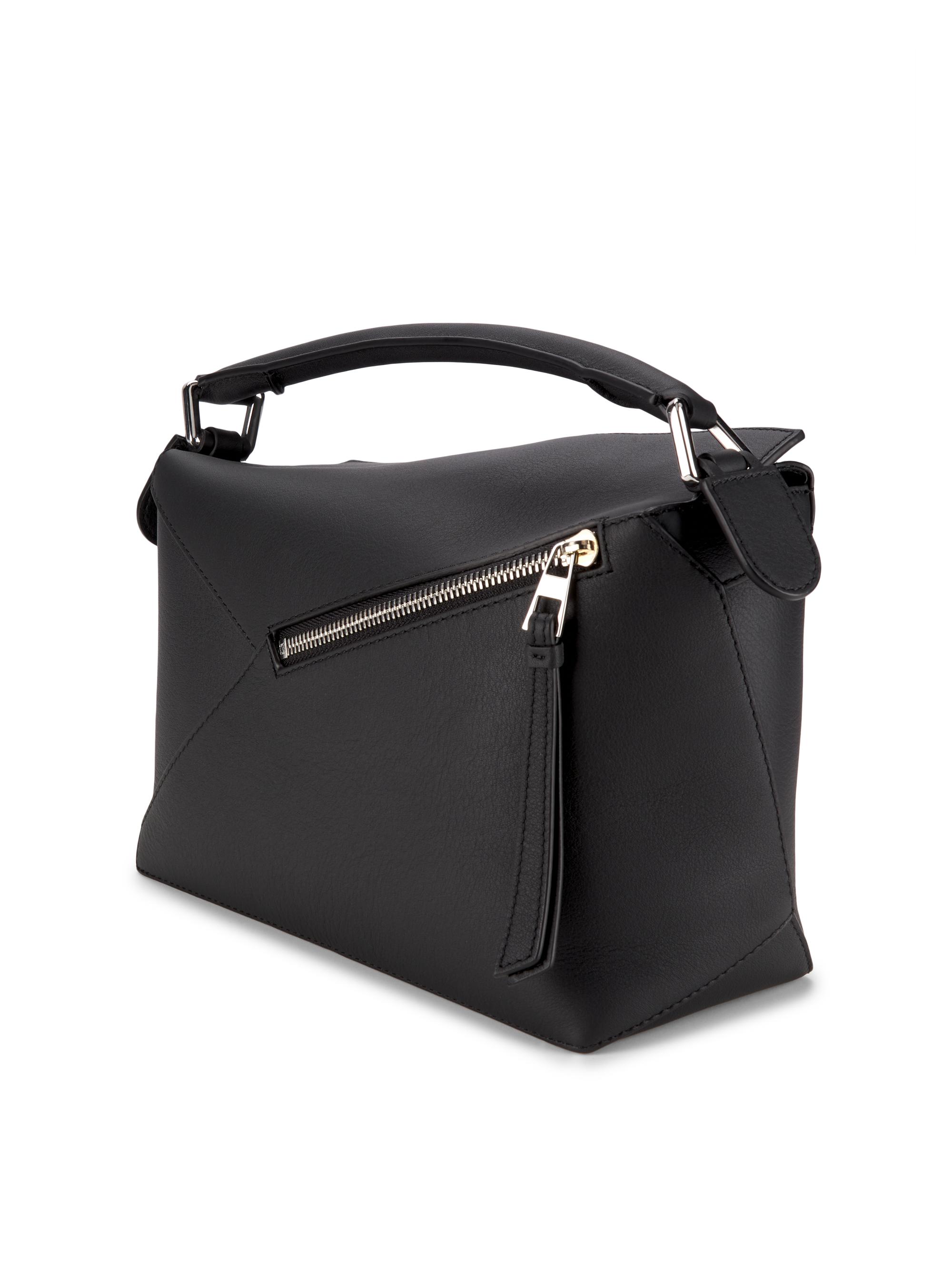 LOEWE Puzzle Edge Small Leather Crossbody Bag | Saks Fifth Avenue