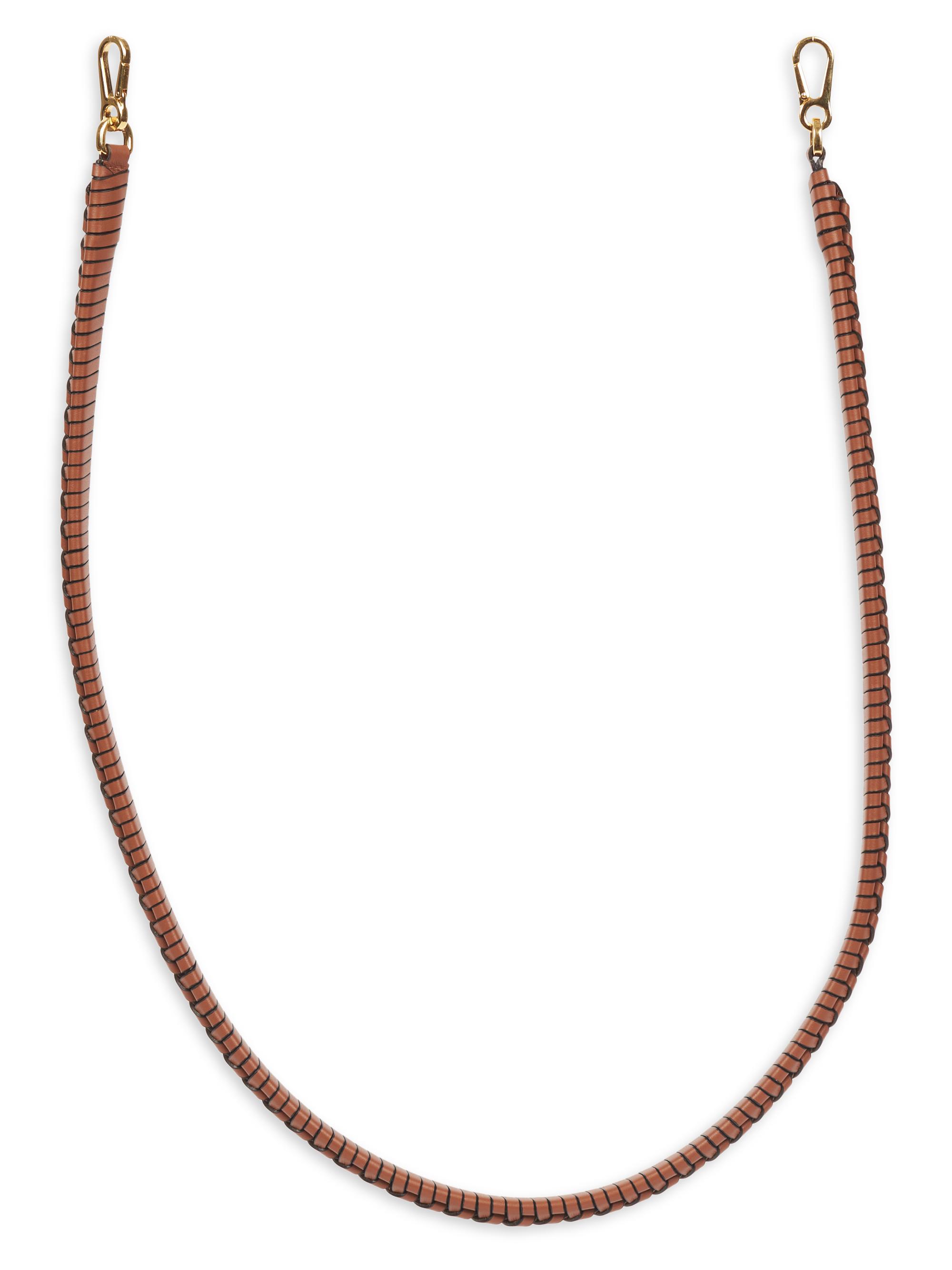 LOEWE Women's Spiral Woven Strap - Pecan