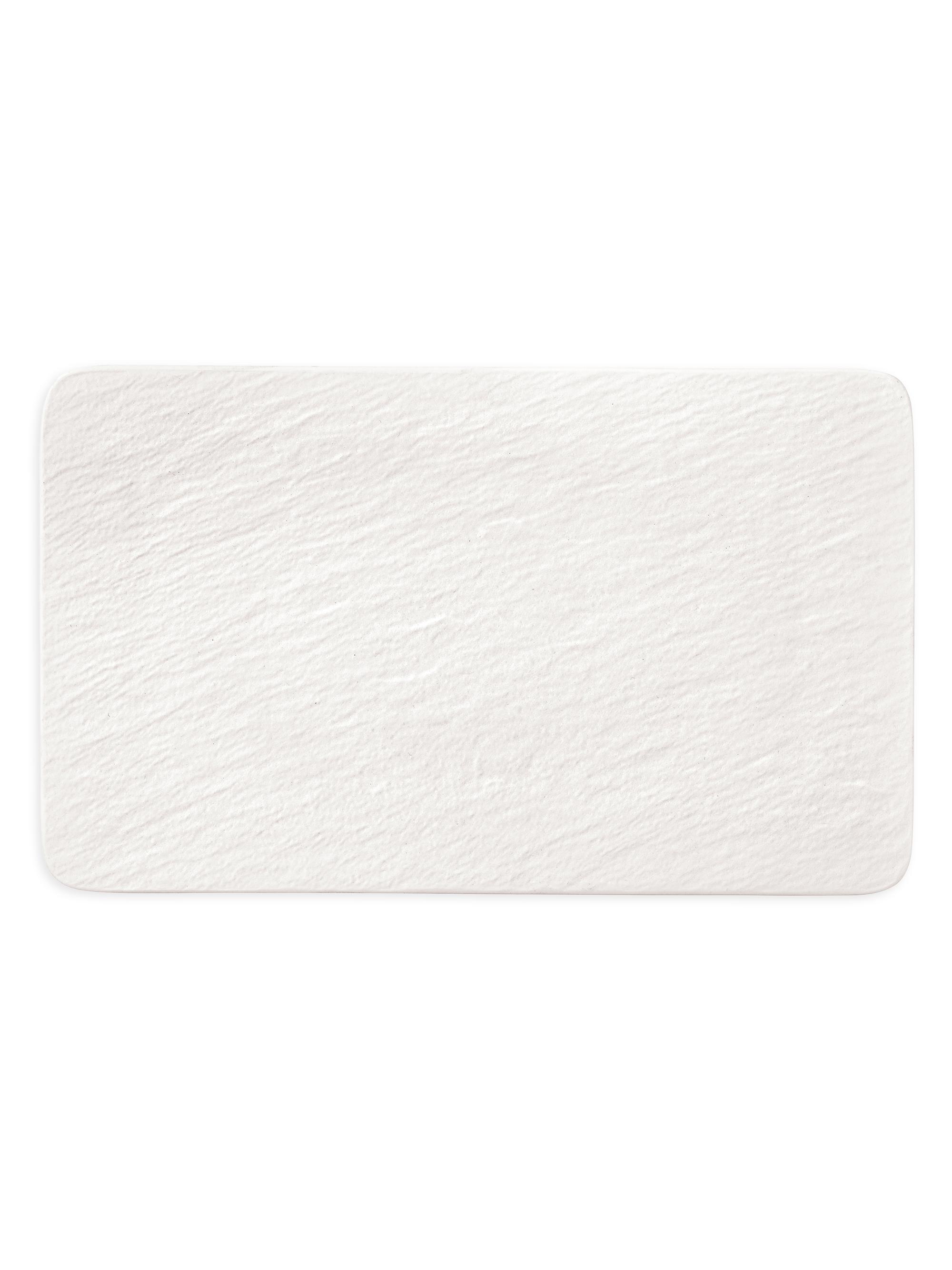 Villeroy & Boch Manufacture Rock Rectangular Multifunctional Plate - White