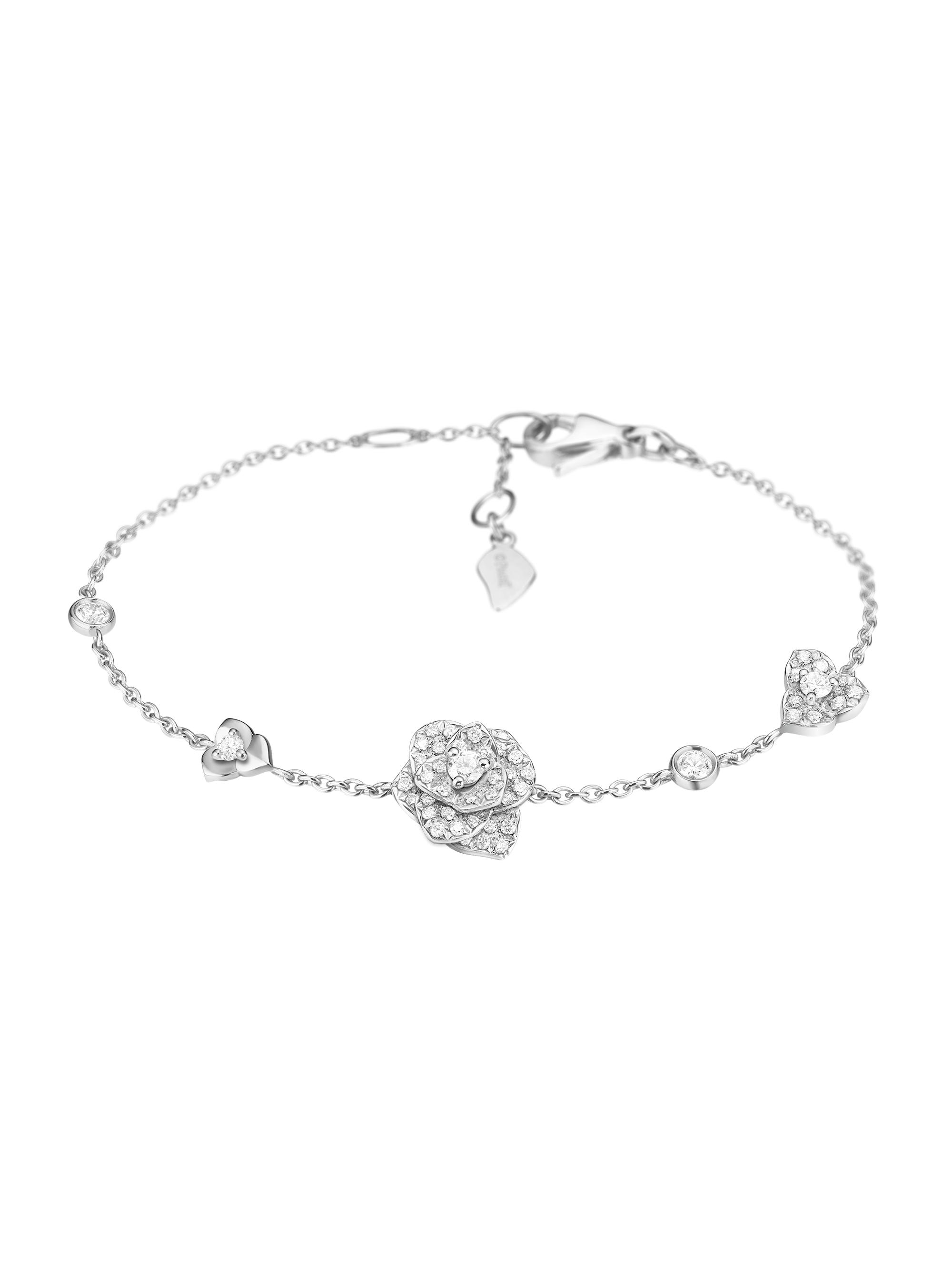 Piaget Women's  Rose 18K White Gold & 0.51 TCW Diamond Bracelet - White Gold
