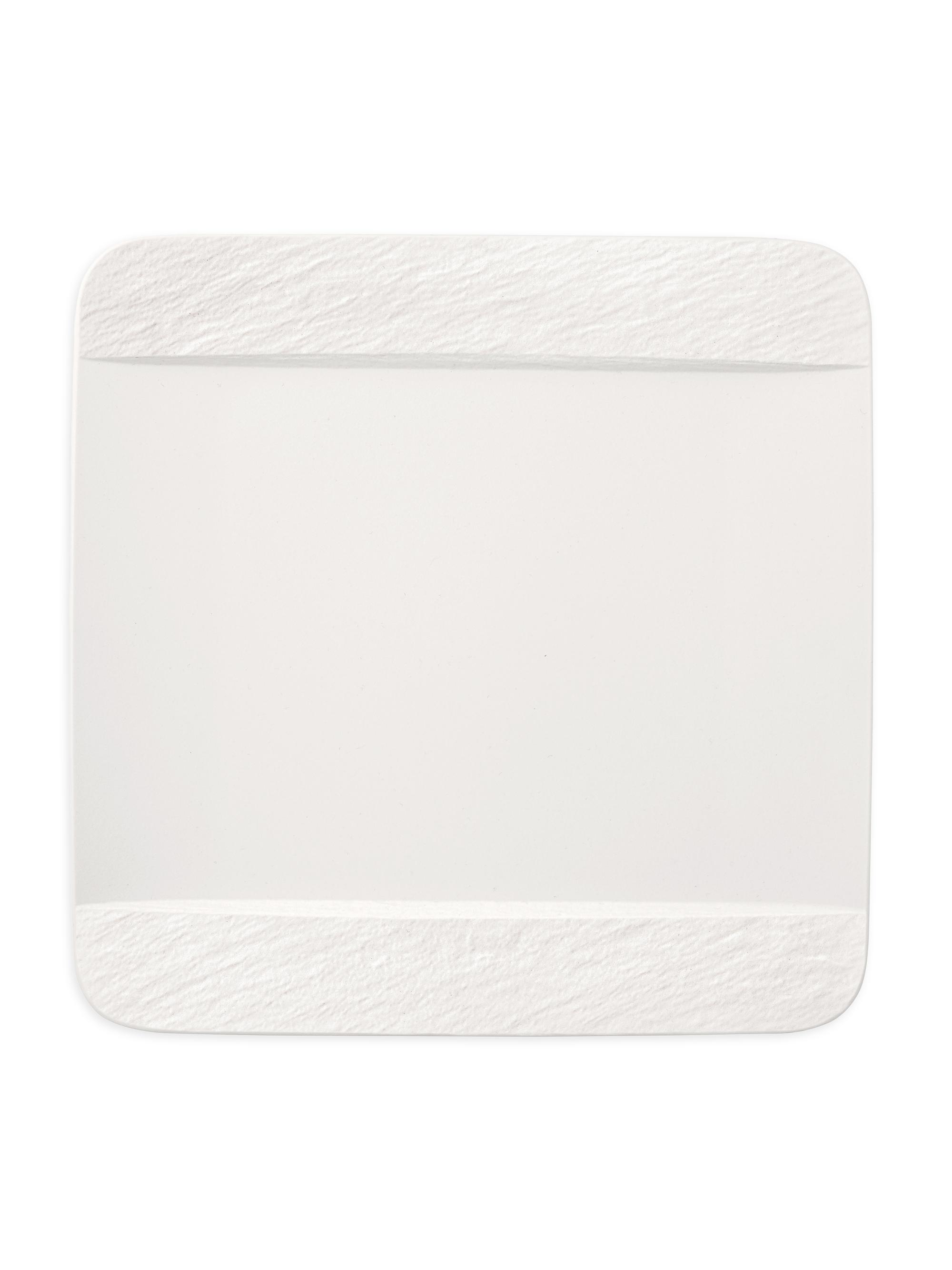 Villeroy & Boch Manufacture Rock Square Flat Plate - White