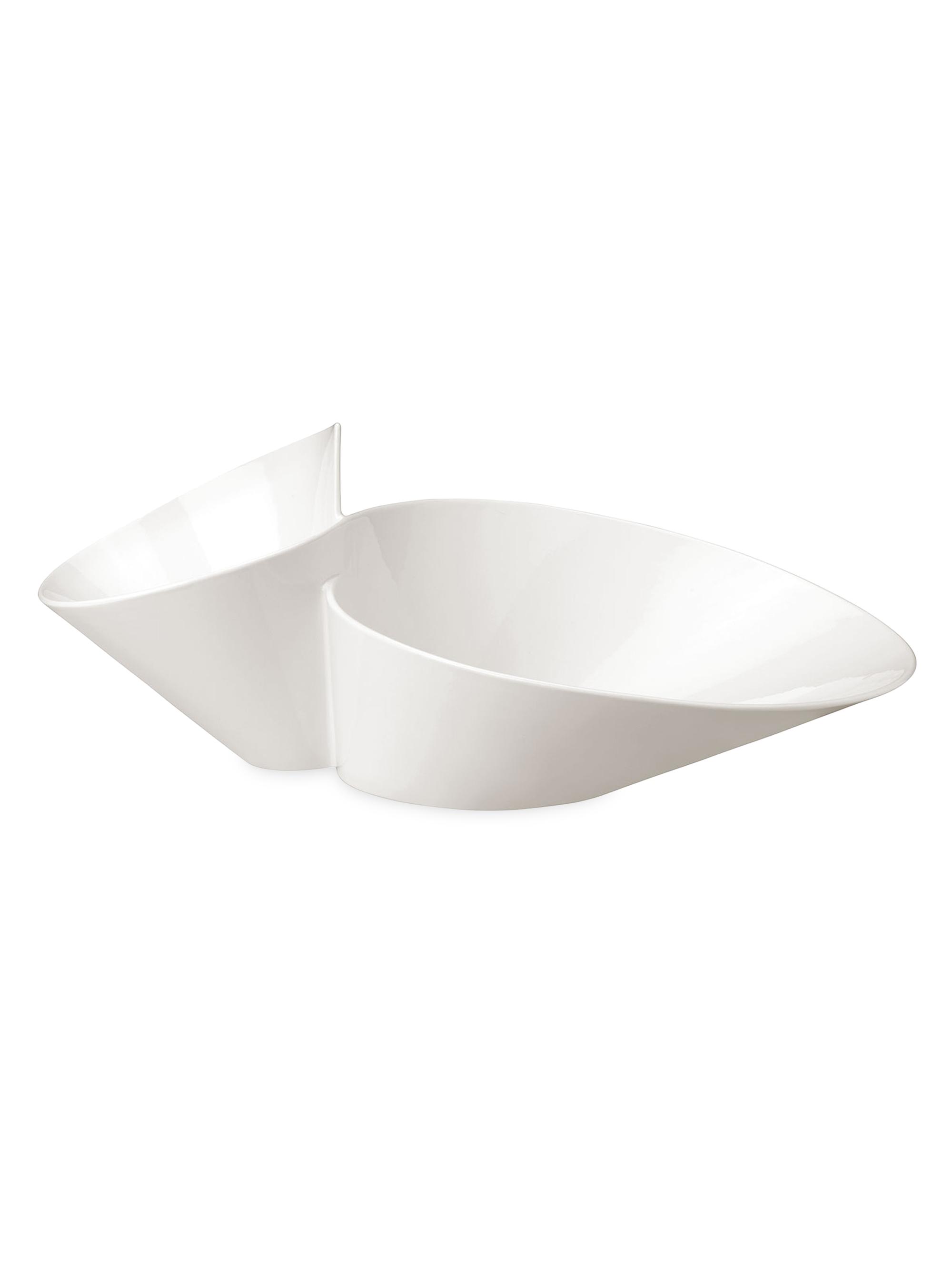 Villeroy & Boch New Wave Eye-Catcher Double Bowl - White