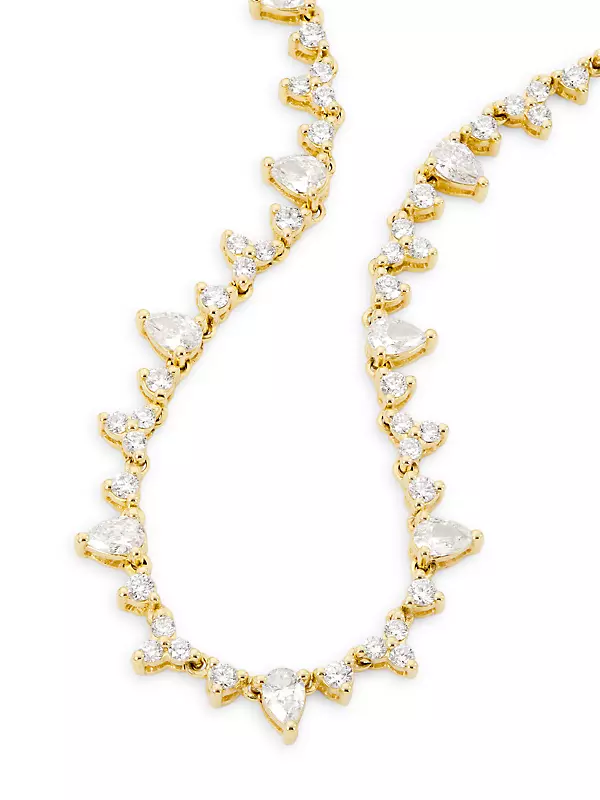 Saks Fifth Avenue 14K Yellow Gold & Diamond Four-Leaf Clover