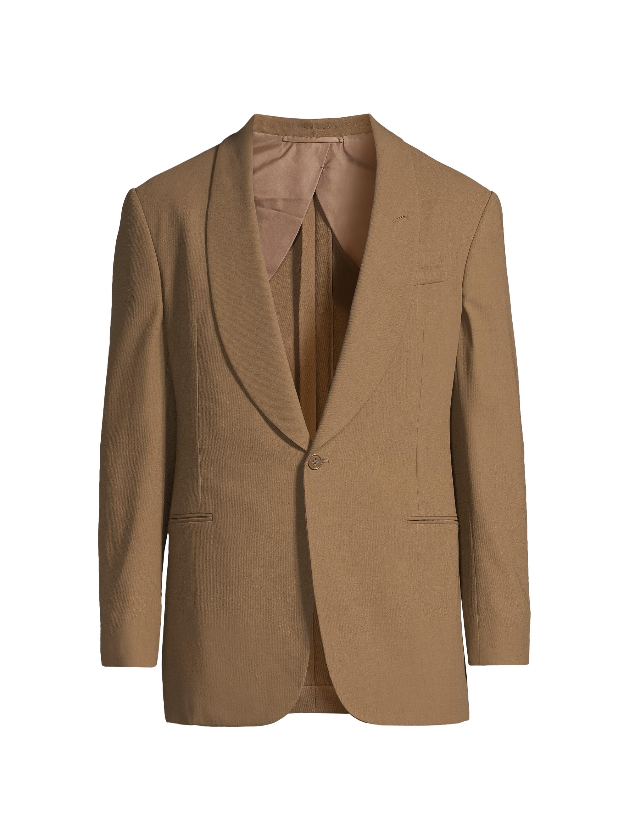 Ralph Lauren Purple Label Men's Kent Wool One-Button Blazer - Chestnut Brown