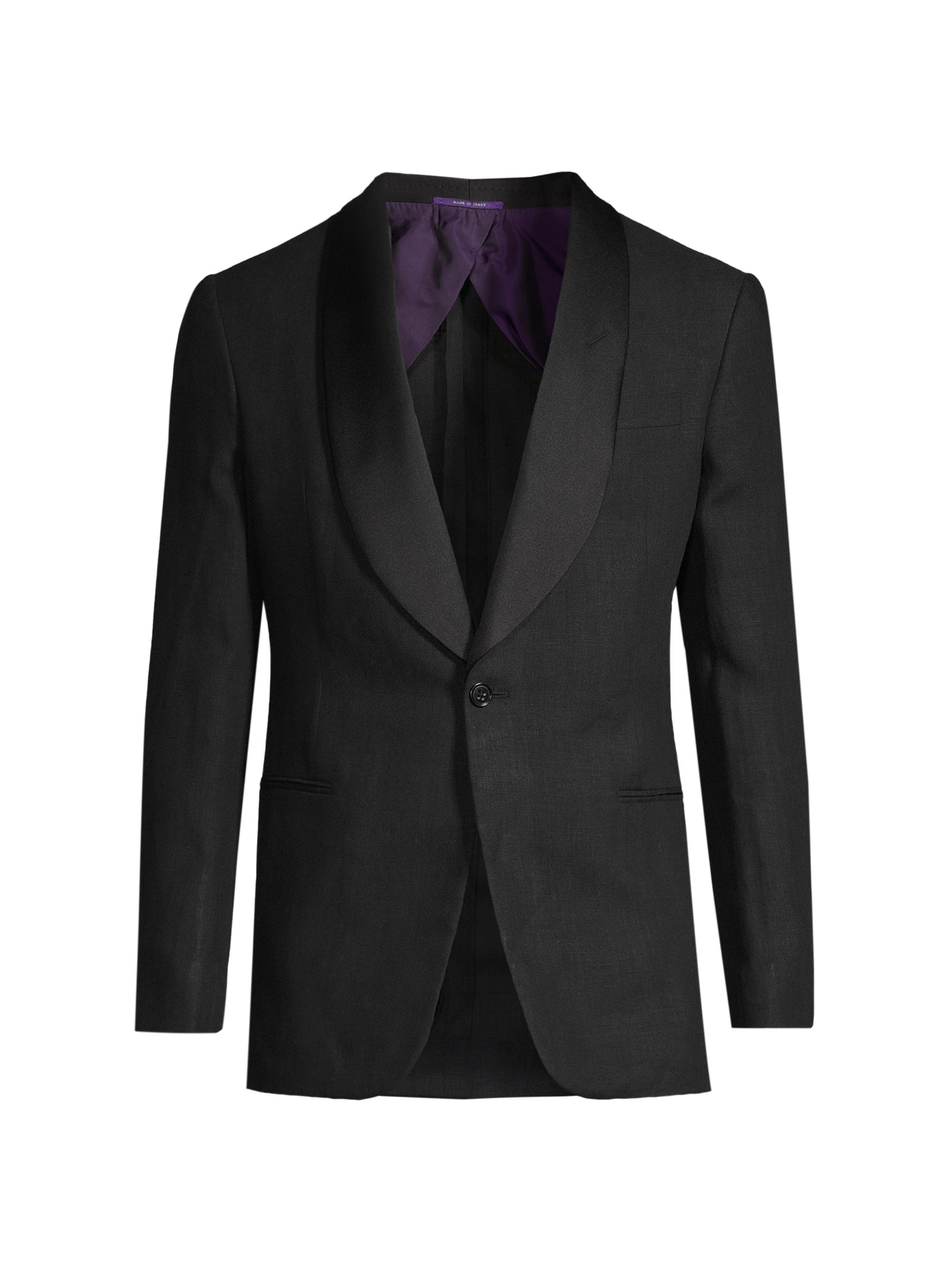 Balmain Embroidered One-Button Suit Jacket | Saks Fifth Avenue