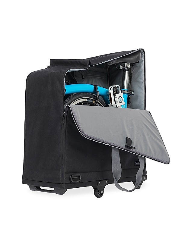 Shop Brompton Bikes Padded Travel Bag with 4 Rollers | Saks Shop Brompton Bikes Padded Travel Bag with 4 Rollers | Saks