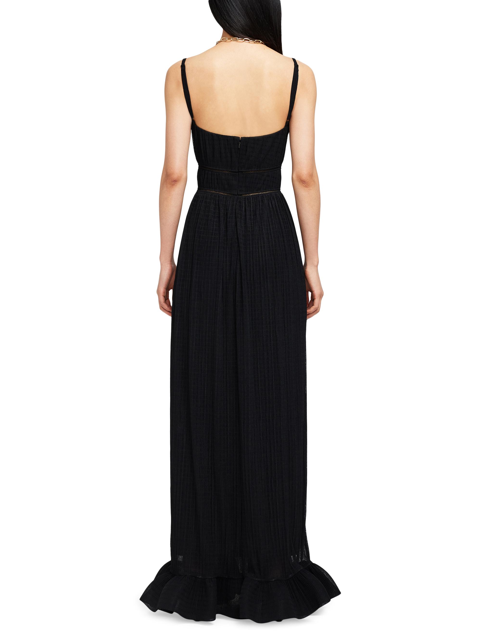 green emerald velvet dress Petal and Pup Women's Maude Maxi Dress