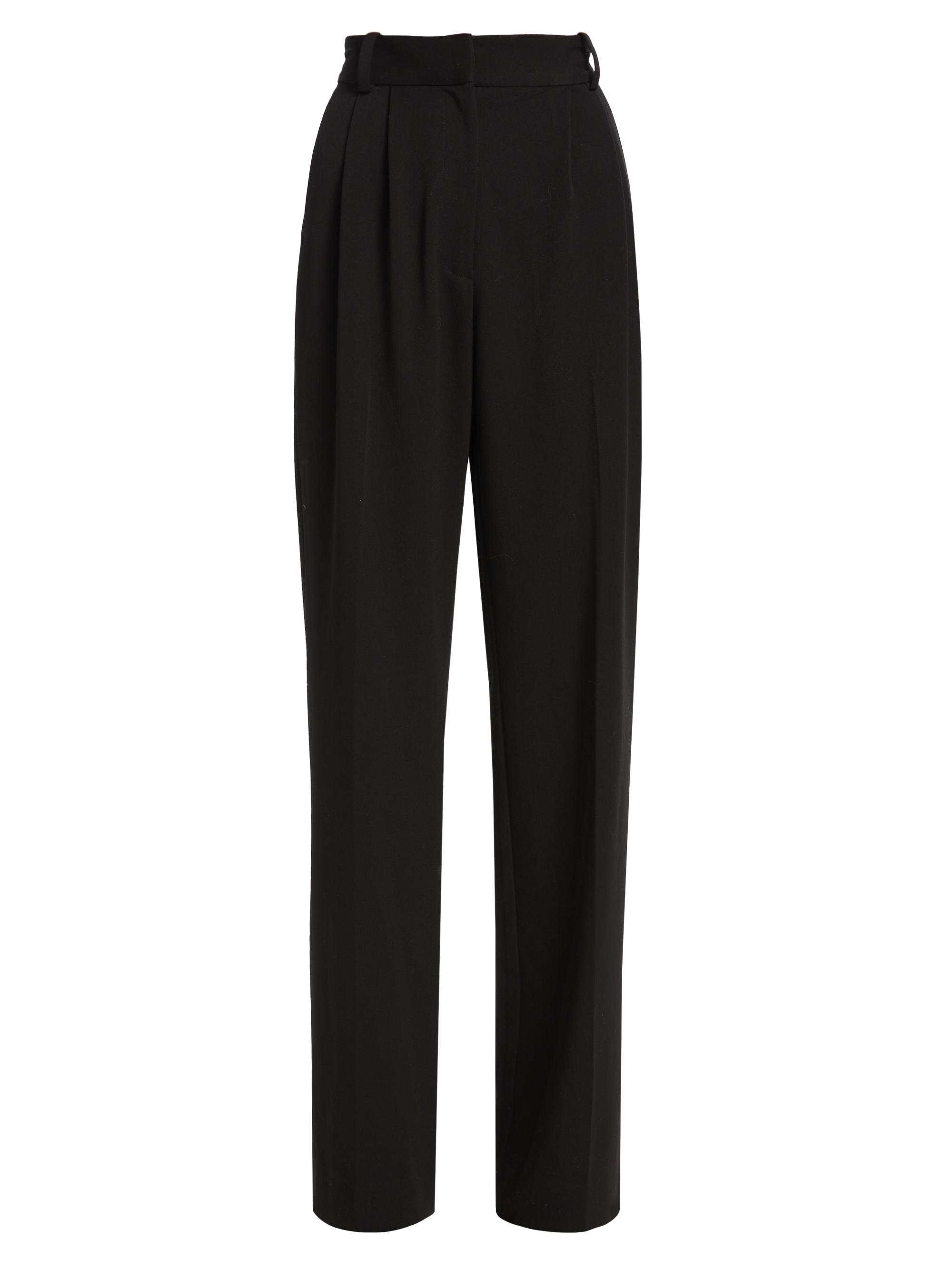 Favorite Daughter Women's Pleated Wide-Leg Pants - Black