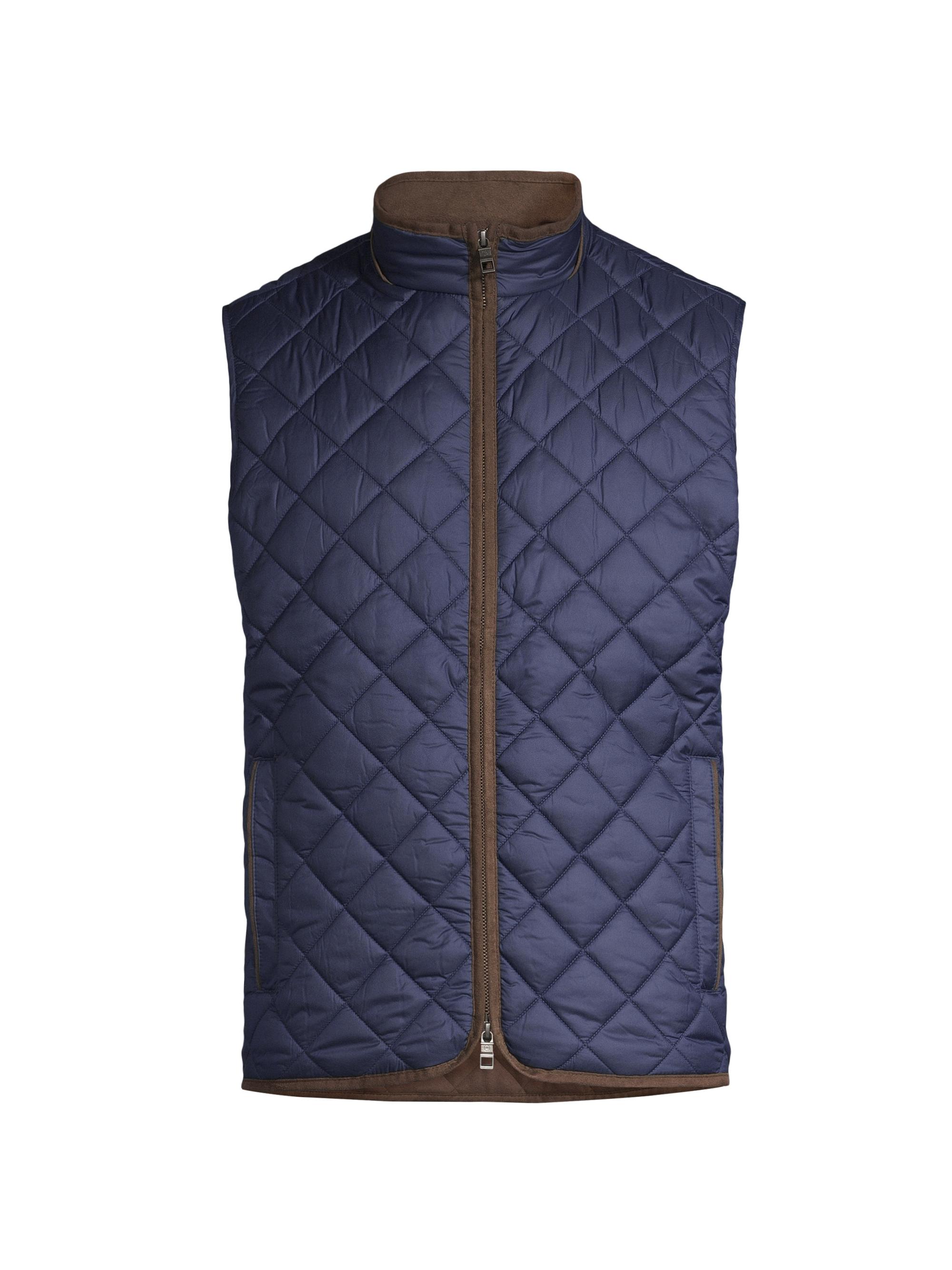 Peter Millar Men's Crown Essex Quilted Vest - Navy