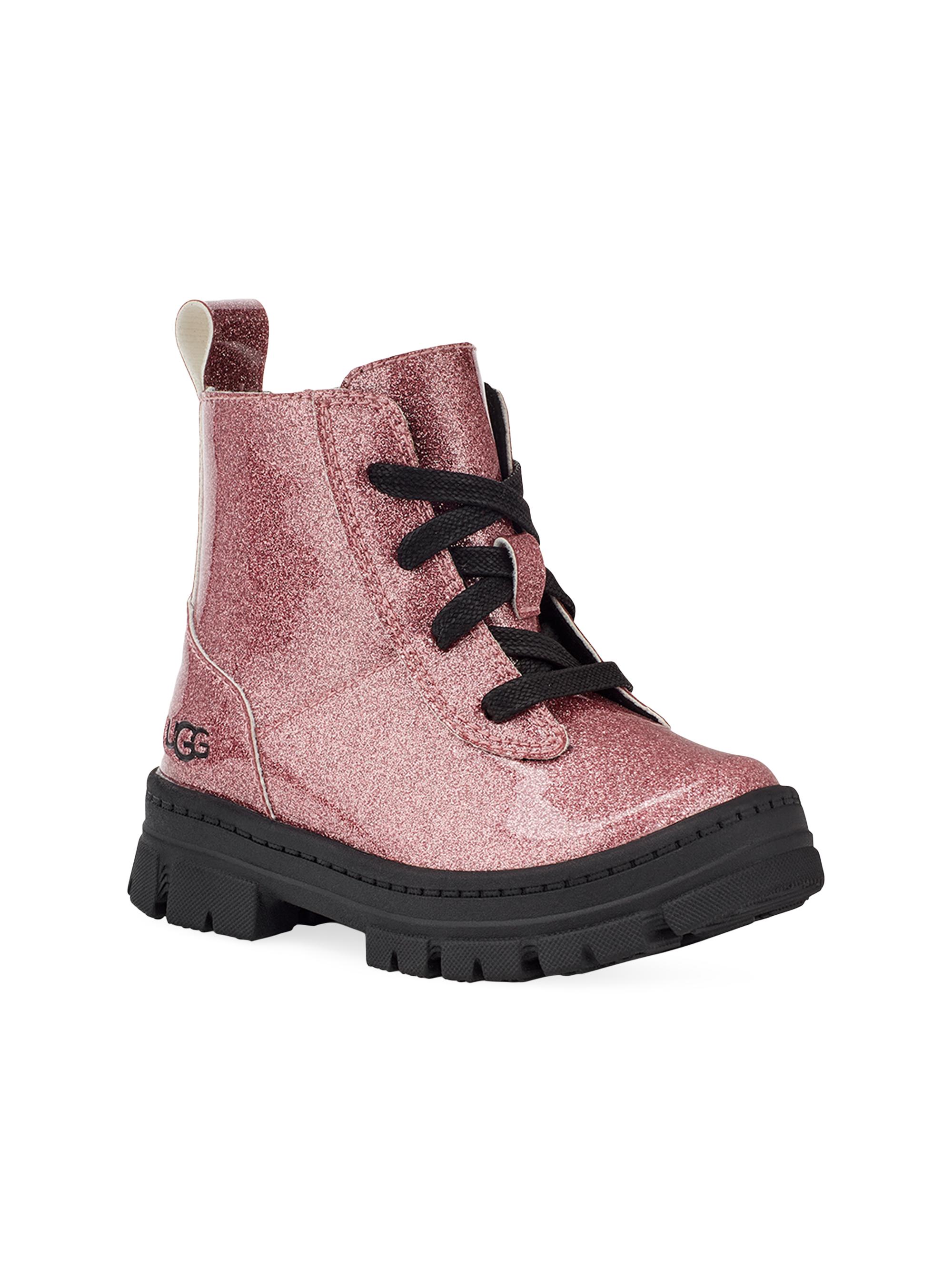 UGG Baby's, Little Girl's & Girl's Ashton Glitter Boots - Glitter Pink 6 (Baby)
