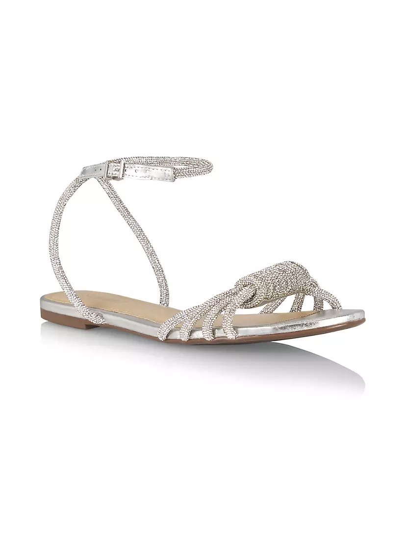 Shop Schutz Jewell Crystal-Embellished Sandals | Saks Fifth Avenue