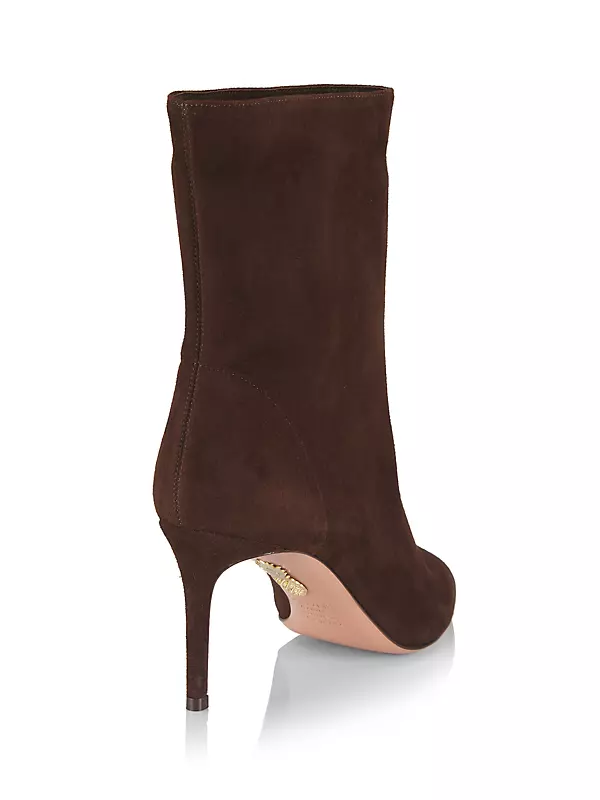 Matignon 75MM Suede Ankle Boots