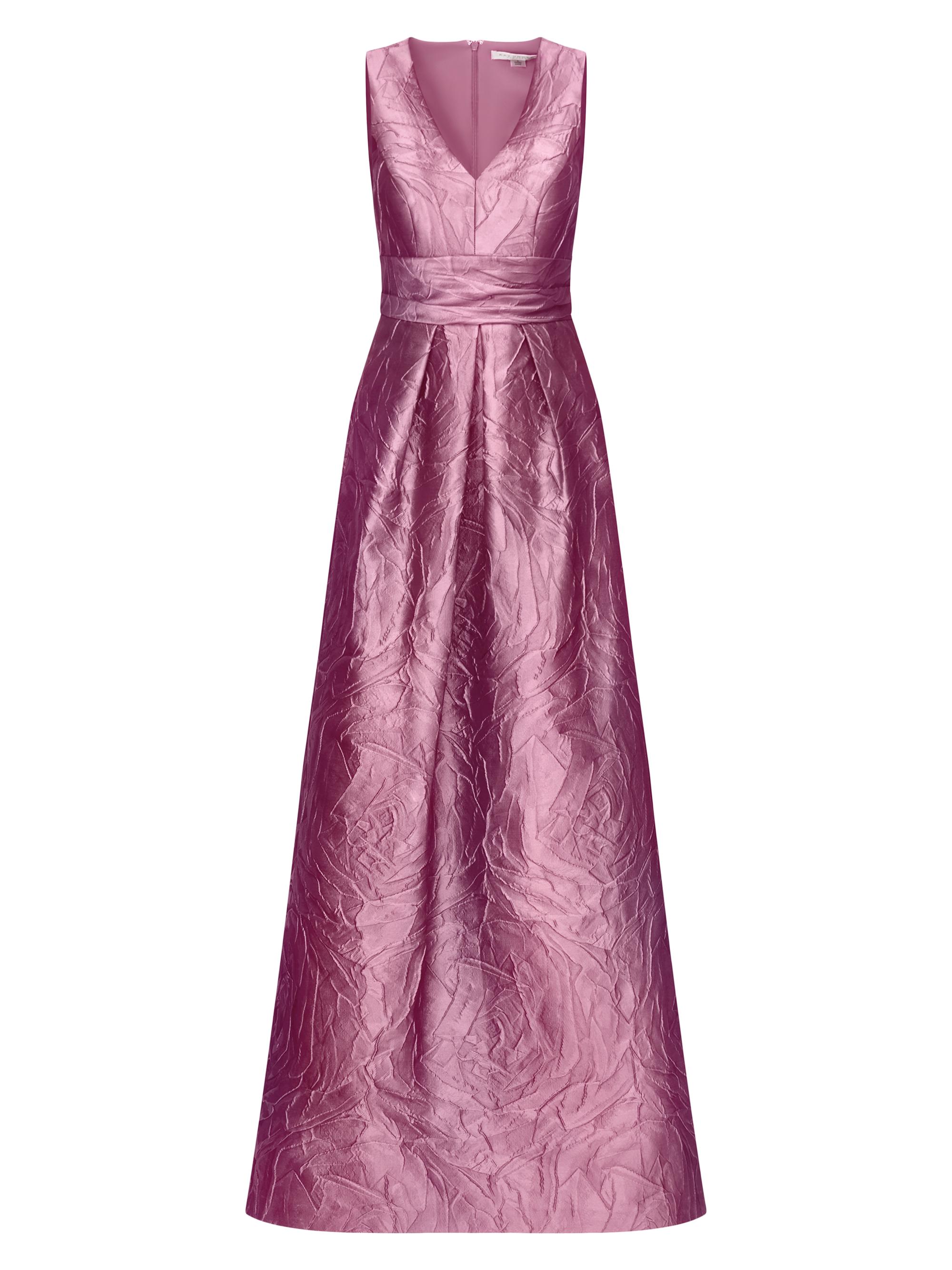 Kay Unger Women's Mariah Jacquard Textured Gown - Heather Rose