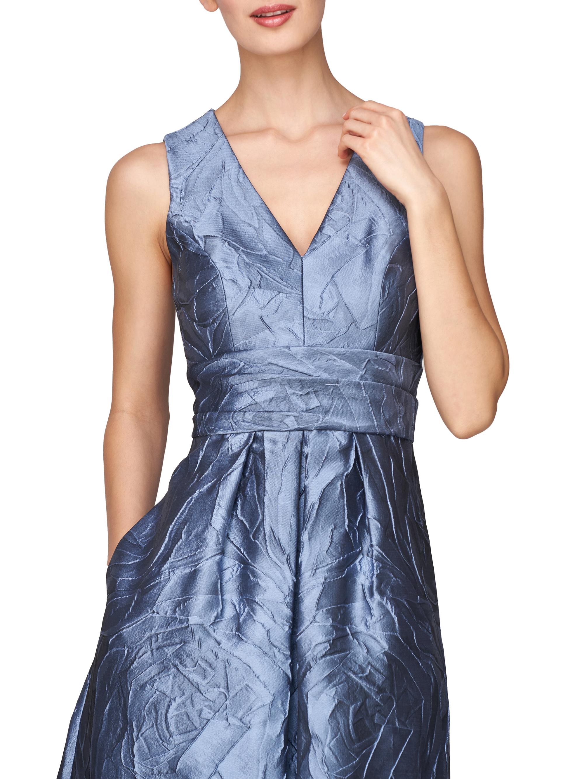 Mariah Jacquard Textured Gown