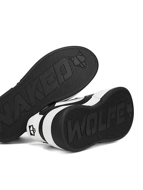 Women Men Naked Wolfe City Platform Sneakers 3D rubber wolfe heads
