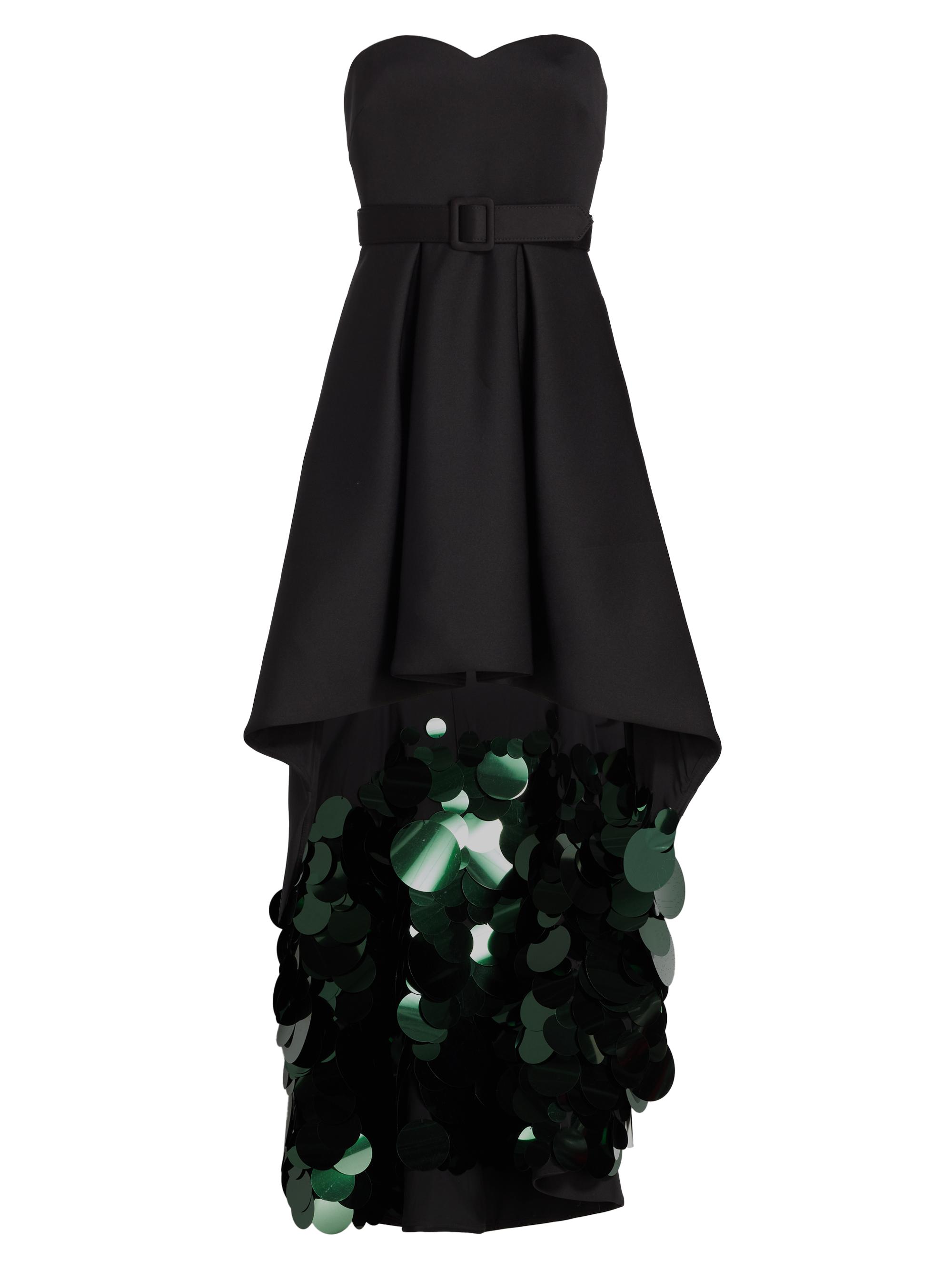 backless black maxi dress Badgley Mischka main image 0