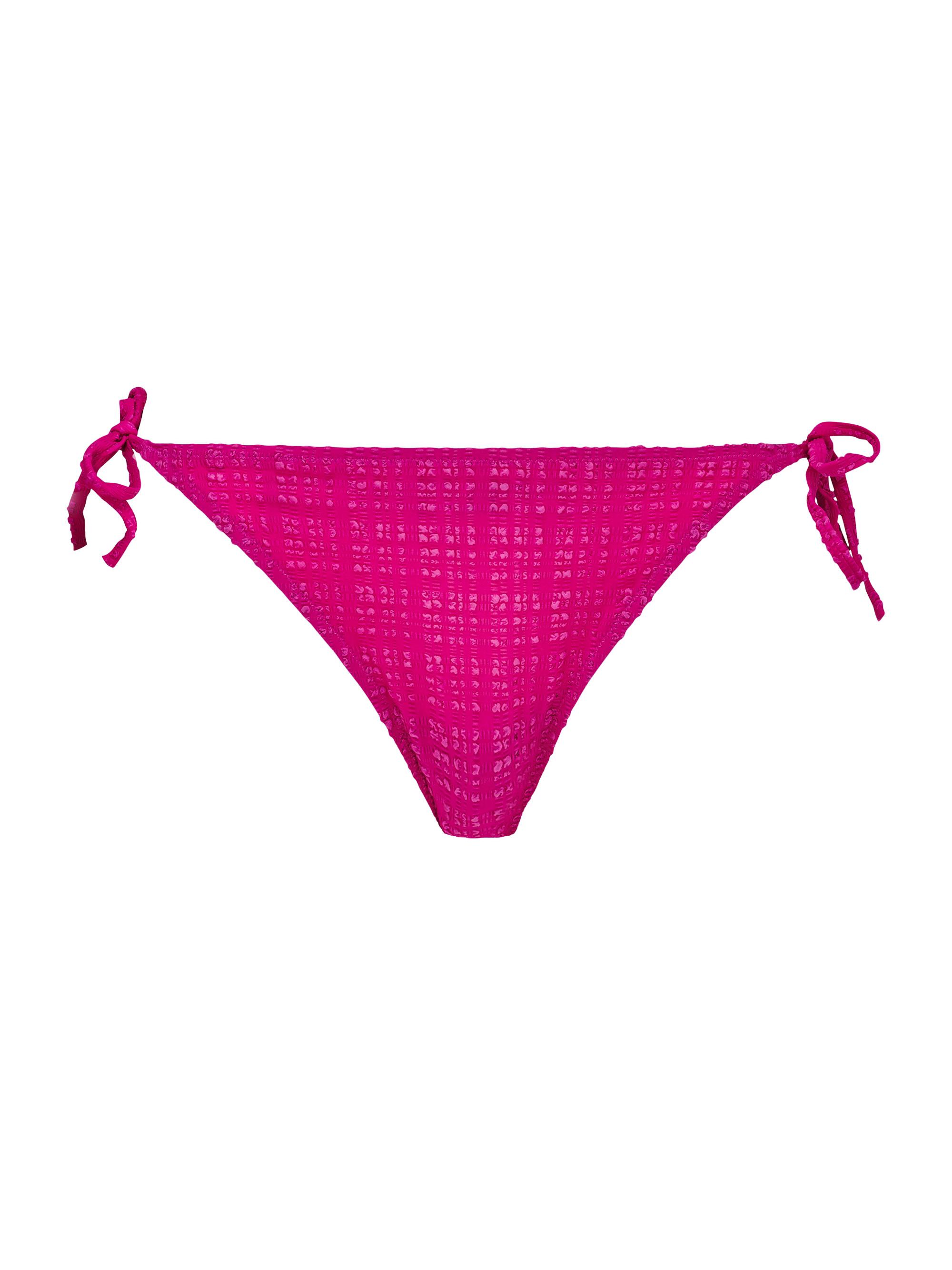 Vilebrequin Women's Seersucker String Bikini Bottom - Pourpre