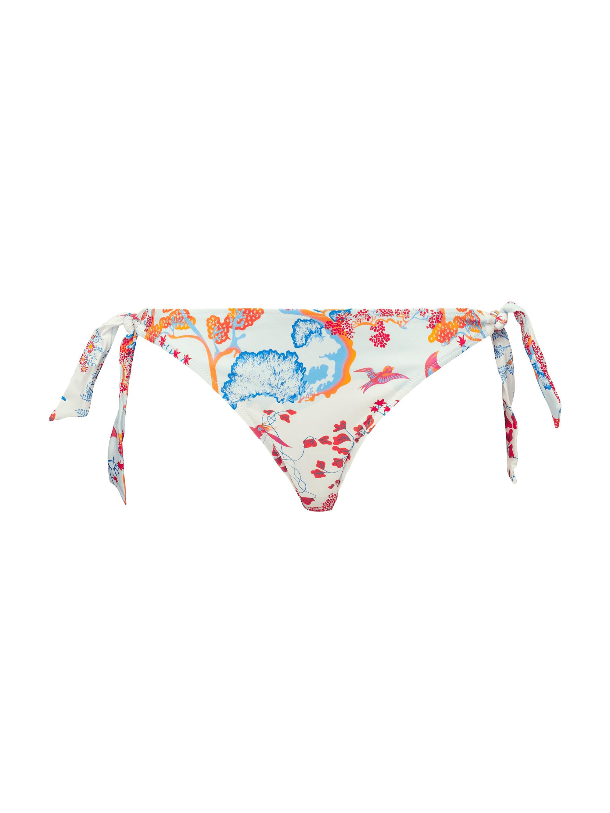 Vilebrequin Women's Peaceful Trees String Bikini Bottom - Blanc